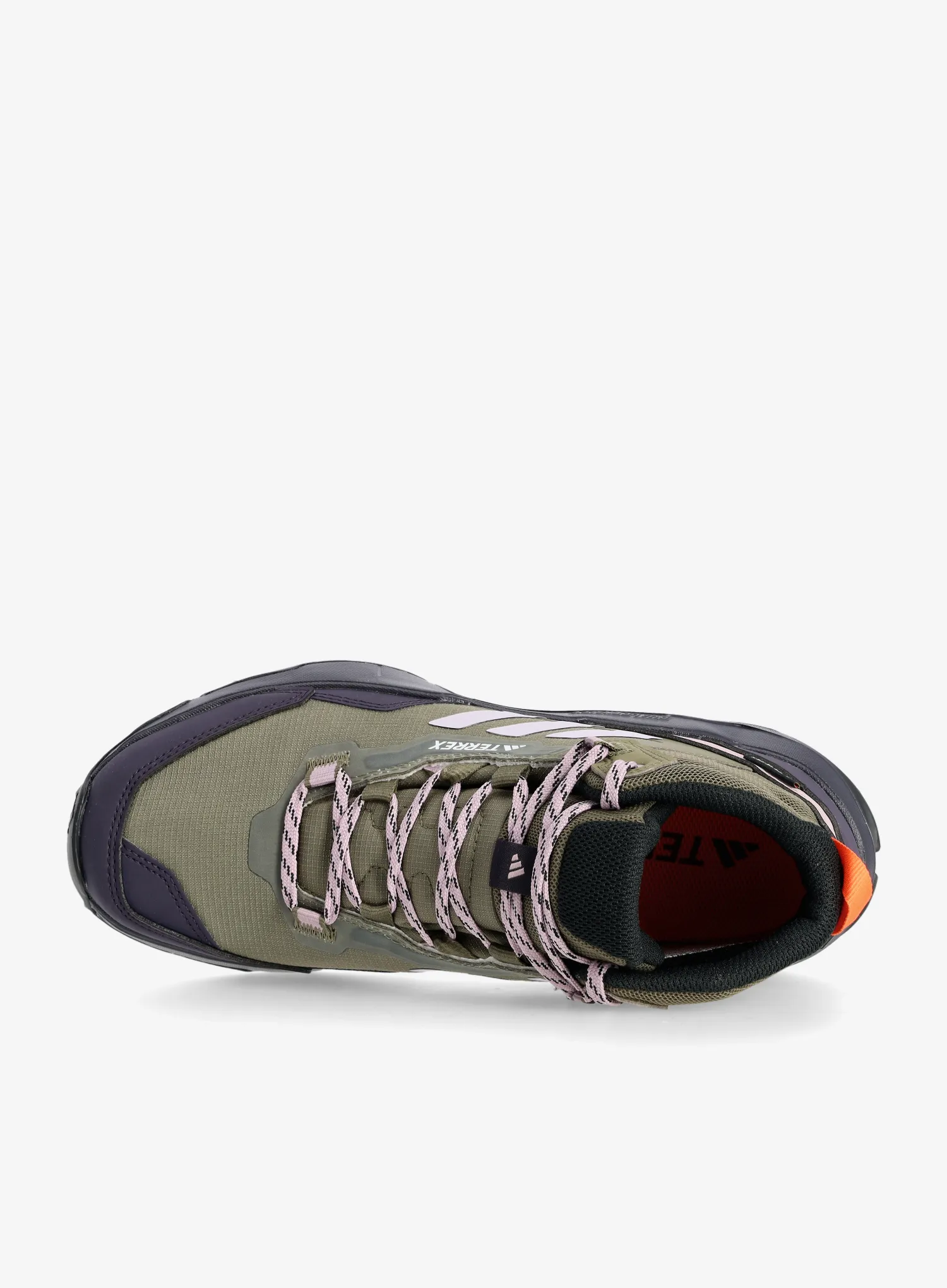 Дамски трекинг обувки adidas TERREX AX4 Mid GTX - olive stra/silv dawn/prelo fig