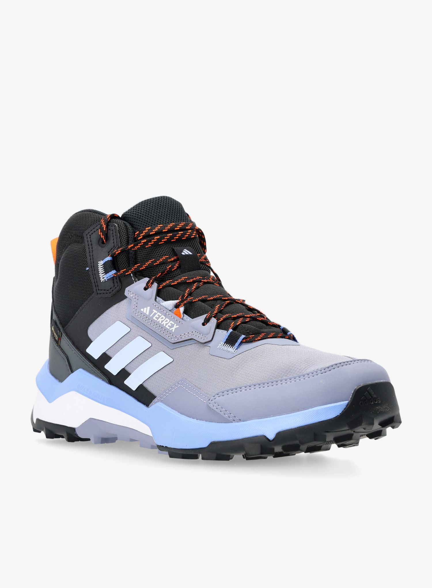 Мъжки високи трекинг обувки adidas TERREX AX4 Mid GTX - silver violet/blue dawn/black