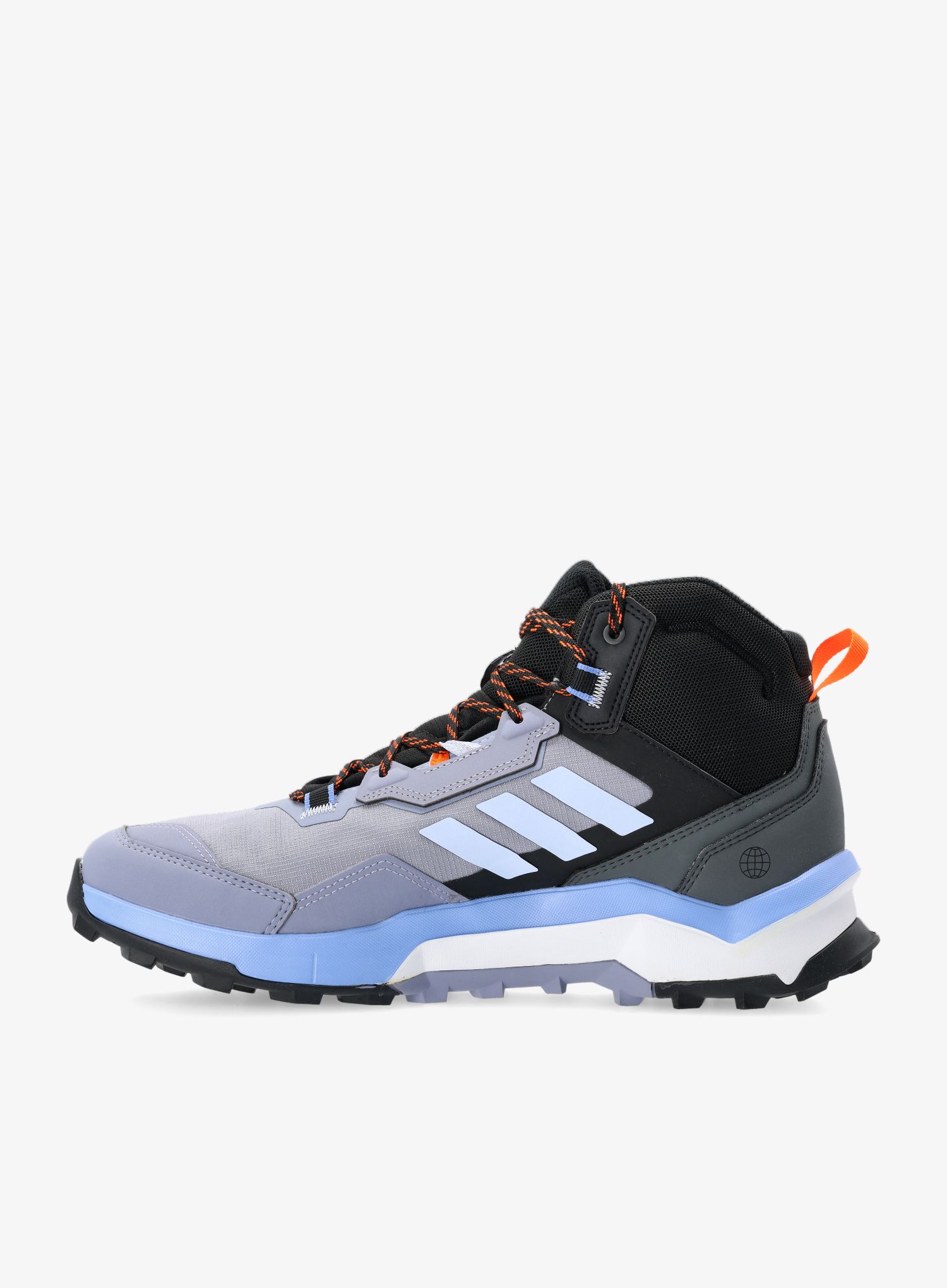 Мъжки високи трекинг обувки adidas TERREX AX4 Mid GTX - silver violet/blue dawn/black