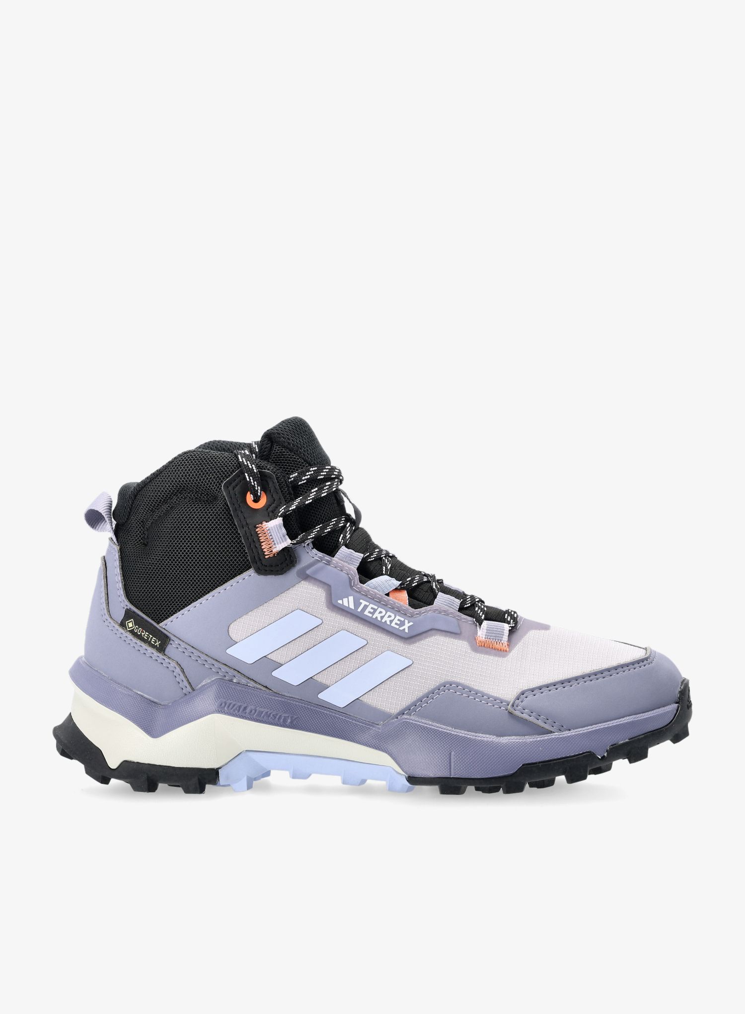 Дамски трекинг обувки високи adidas TERREX AX4 Mid GTX - silver violet/blue dawn/gold