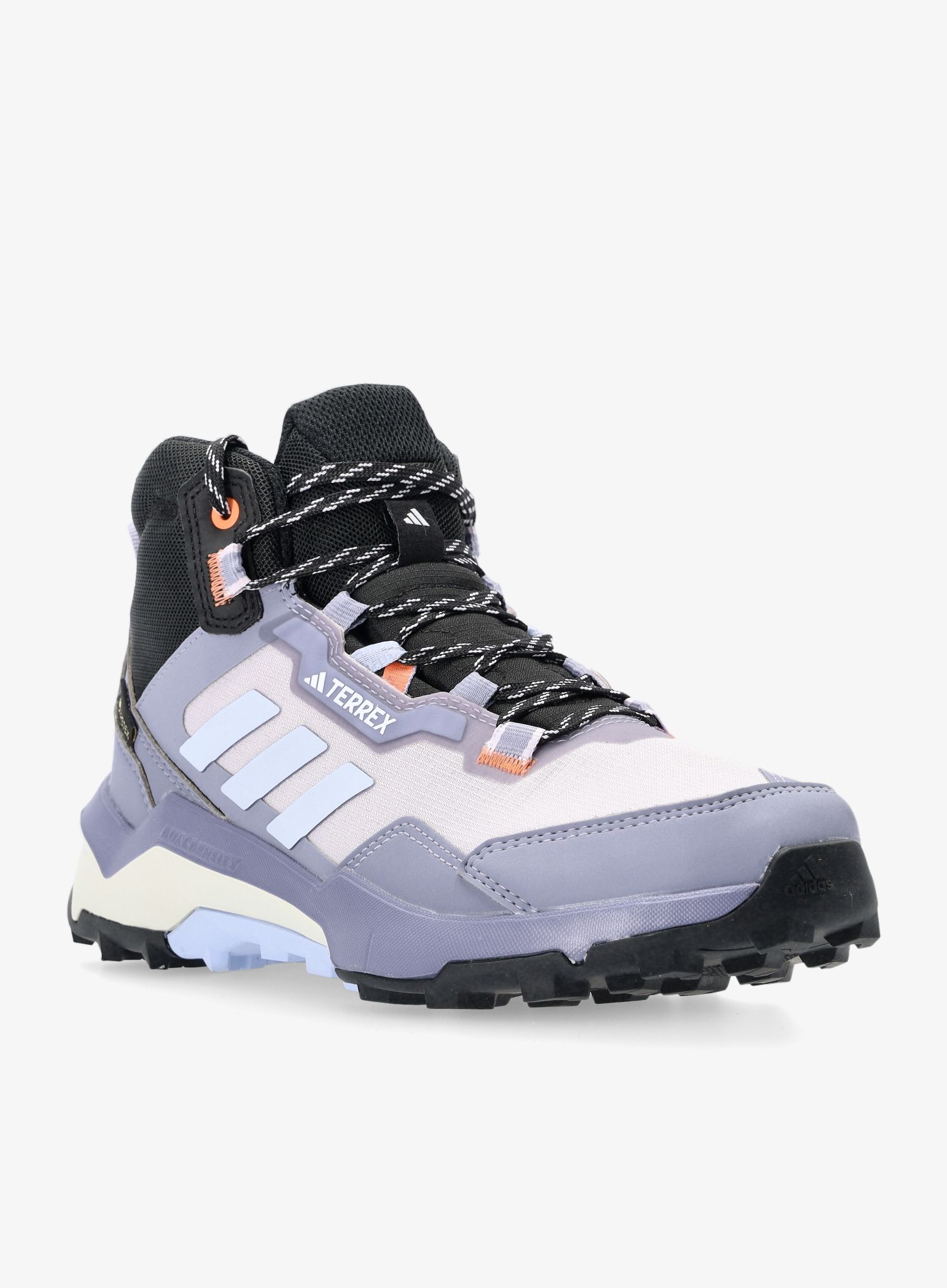 Дамски трекинг обувки високи adidas TERREX AX4 Mid GTX - silver violet/blue dawn/gold