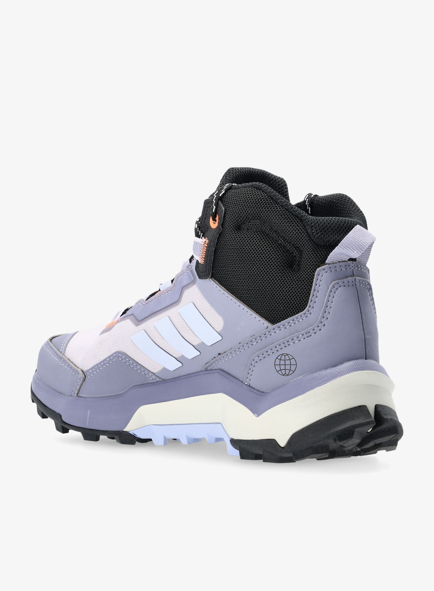 Дамски трекинг обувки високи adidas TERREX AX4 Mid GTX - silver violet/blue dawn/gold
