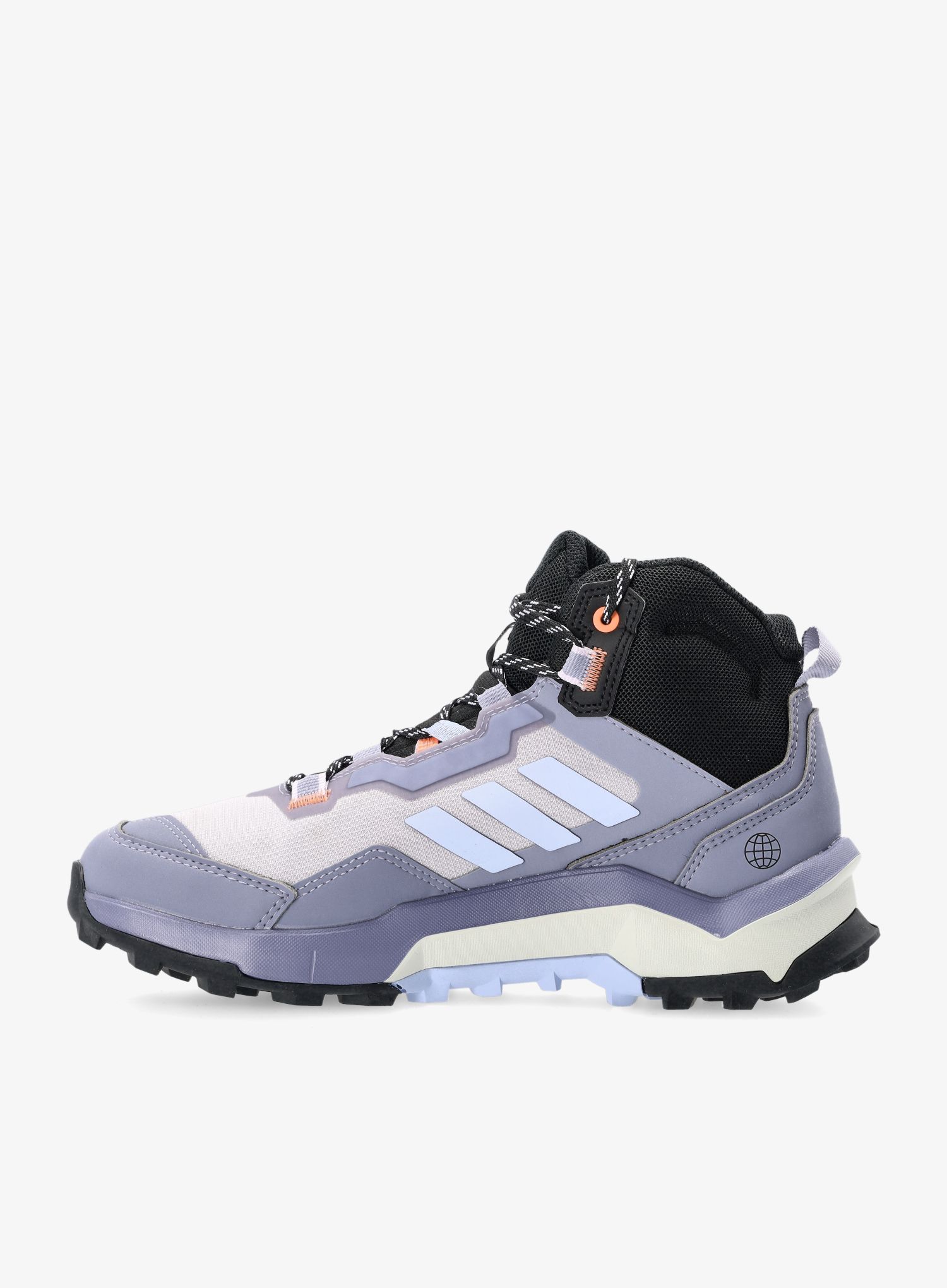 Дамски трекинг обувки високи adidas TERREX AX4 Mid GTX - silver violet/blue dawn/gold