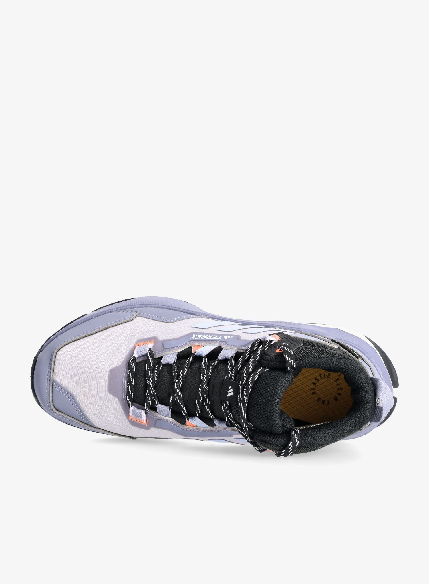 Дамски трекинг обувки високи adidas TERREX AX4 Mid GTX - silver violet/blue dawn/gold