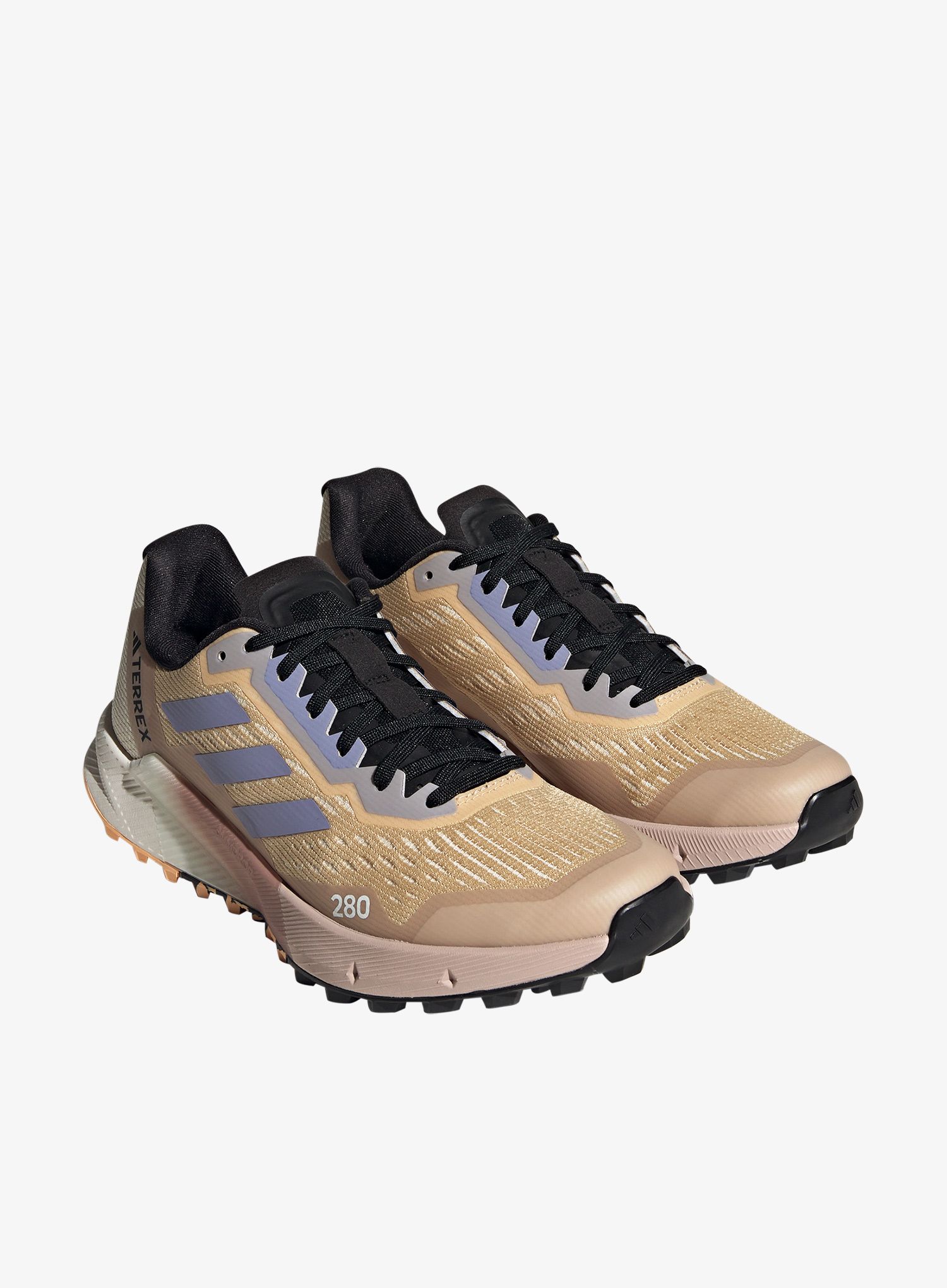 Дамски обувки за бягане adidas TERREX Agravic Flow 2 - sand/silver violet/taupe