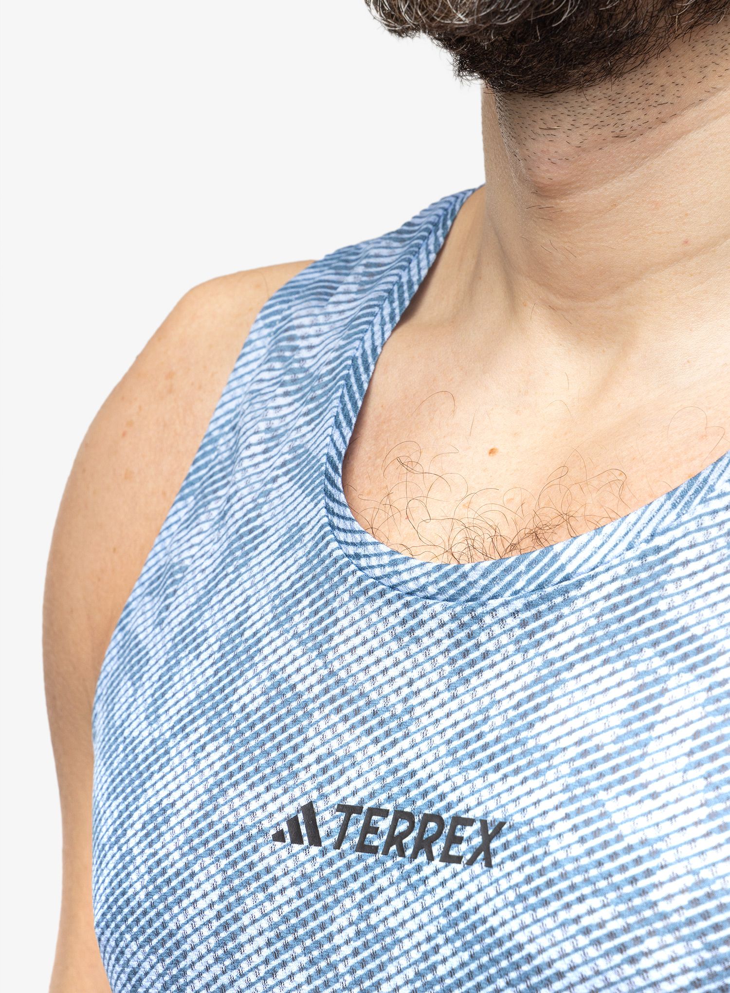 Тениска за бягане adidas TERREX Agravic Tank - blue dawn/wonder steel