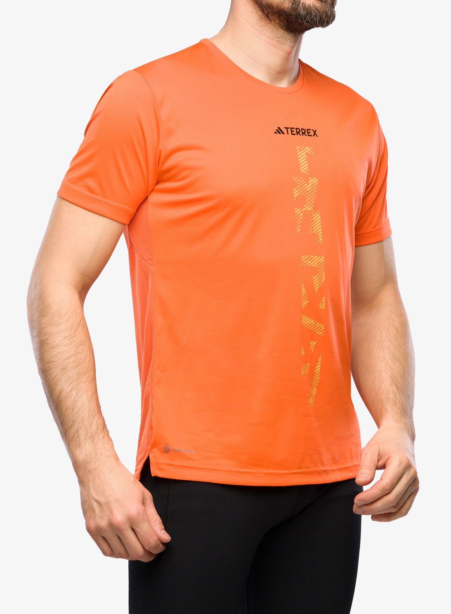 Тениска за бягане adidas TERREX Agravic Trail Running T-Shirt - semi impact orange