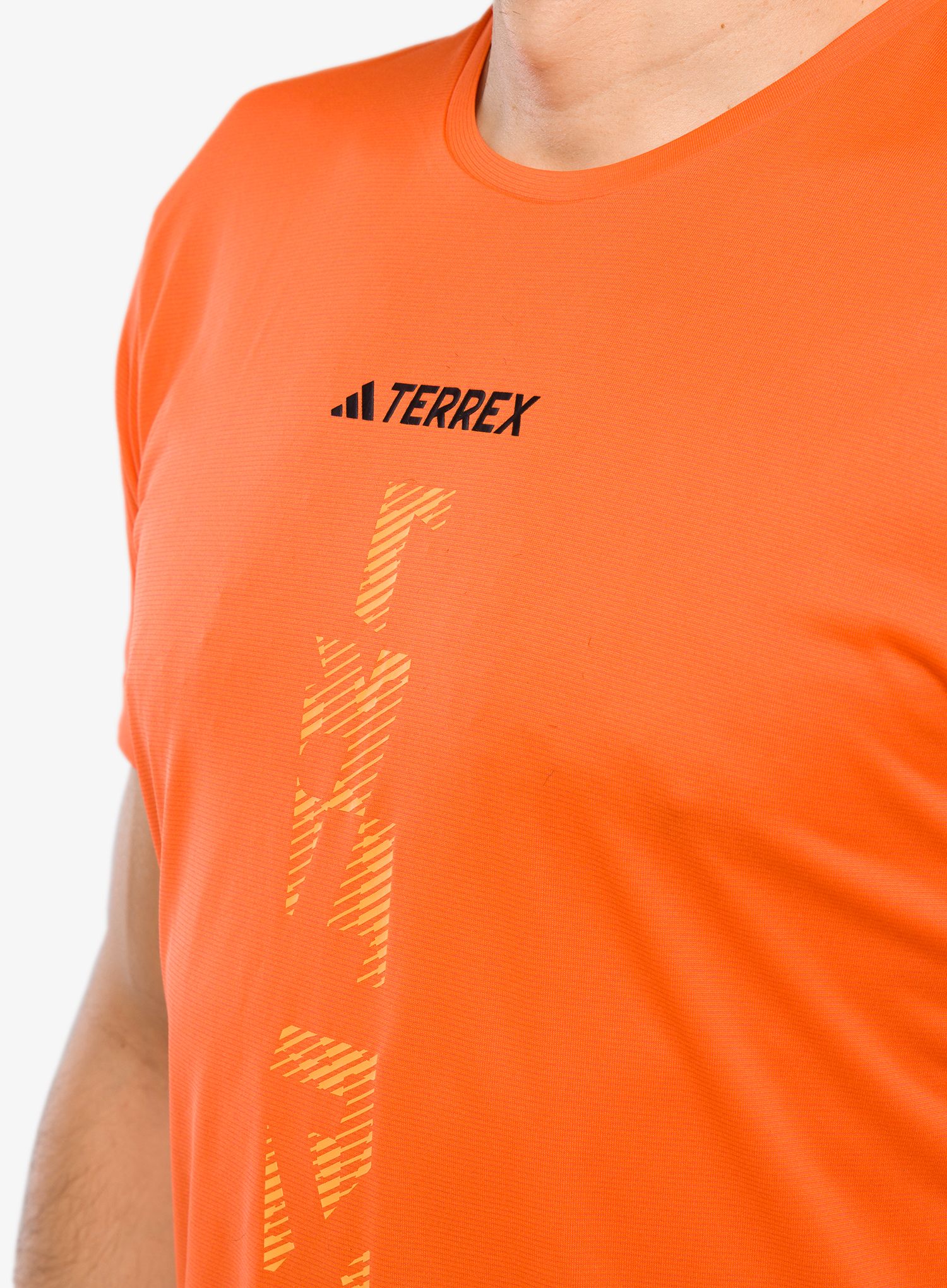 Тениска за бягане adidas TERREX Agravic Trail Running T-Shirt - semi impact orange
