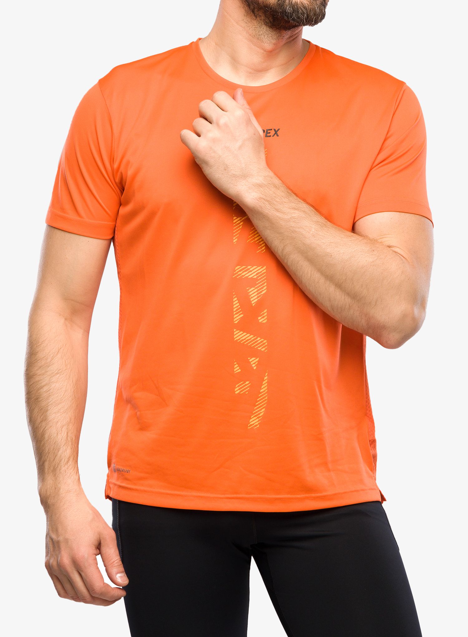 Тениска за бягане adidas TERREX Agravic Trail Running T-Shirt - semi impact orange
