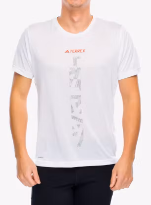 Тениска за бягане adidas TERREX Agravic Trail Running T-Shirt - white
