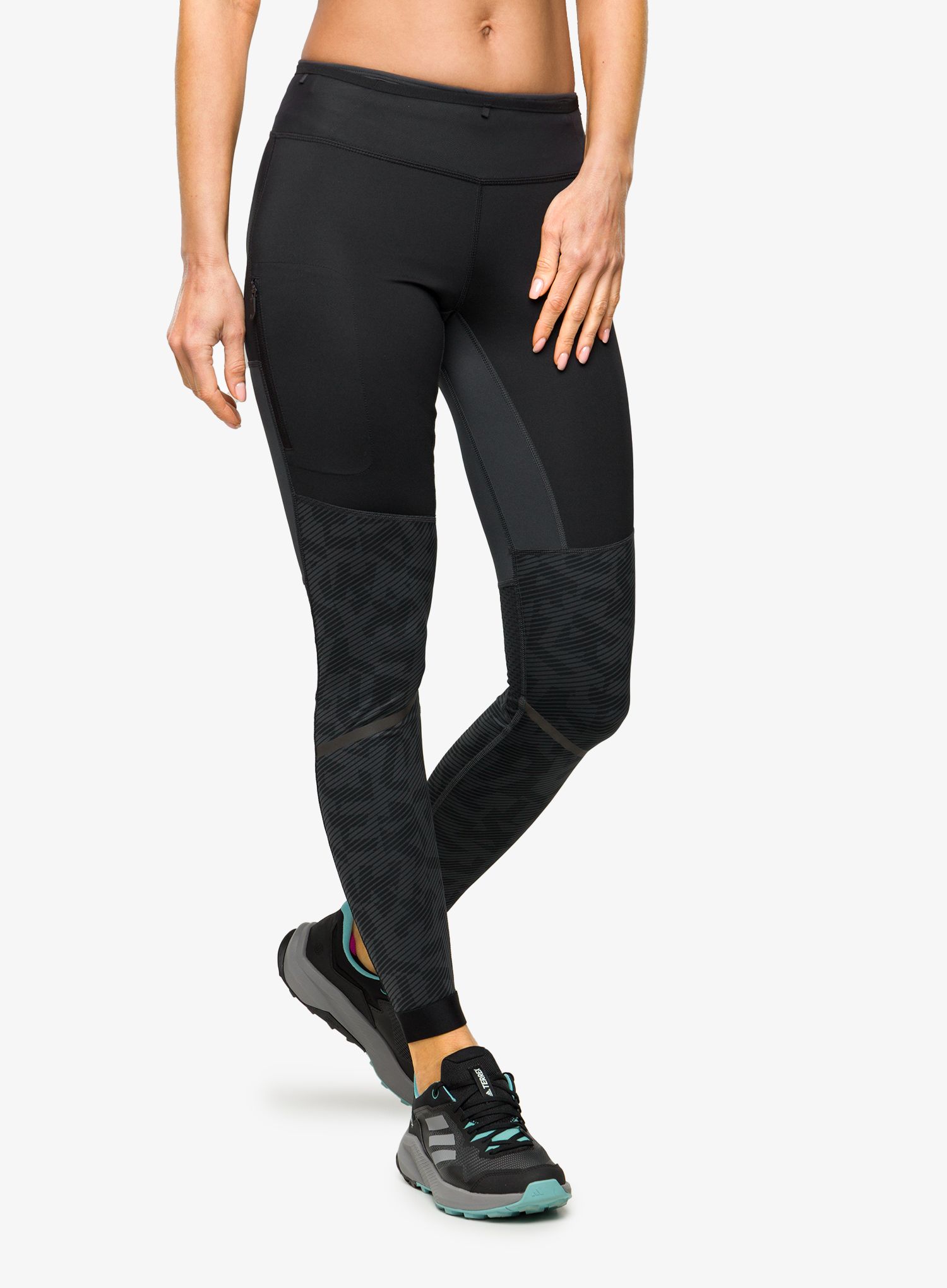 Дамски клин за бягане adidas TERREX Agravic Trail Running Tights - carbon
