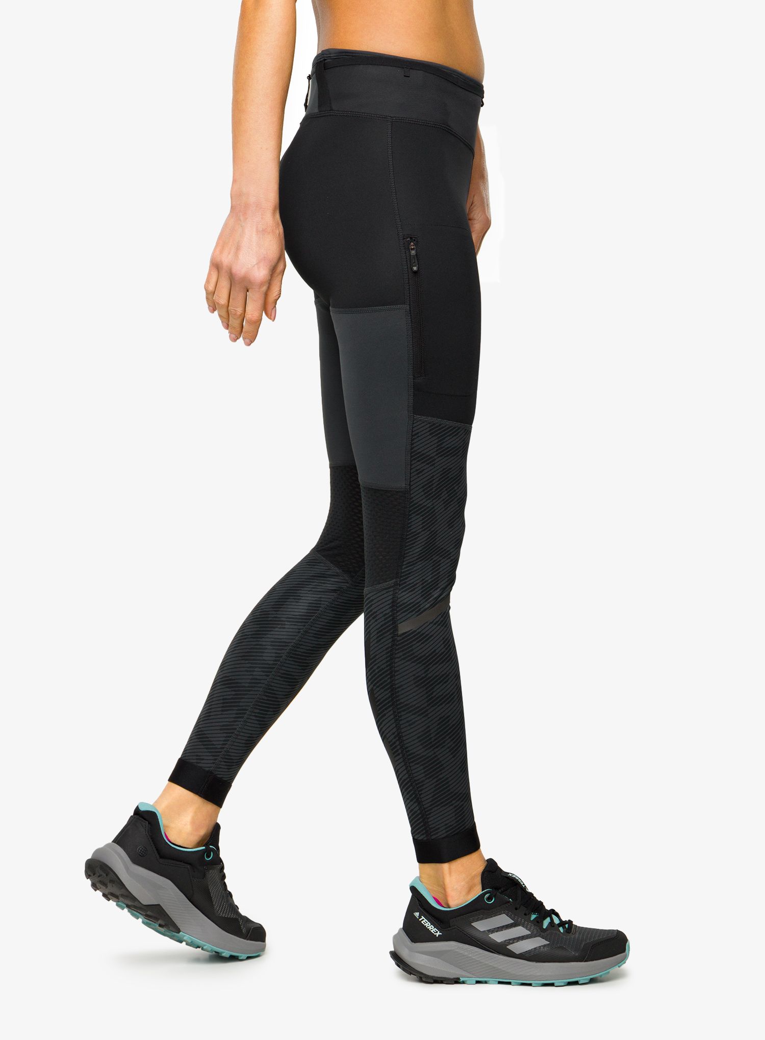 Дамски клин за бягане adidas TERREX Agravic Trail Running Tights - carbon