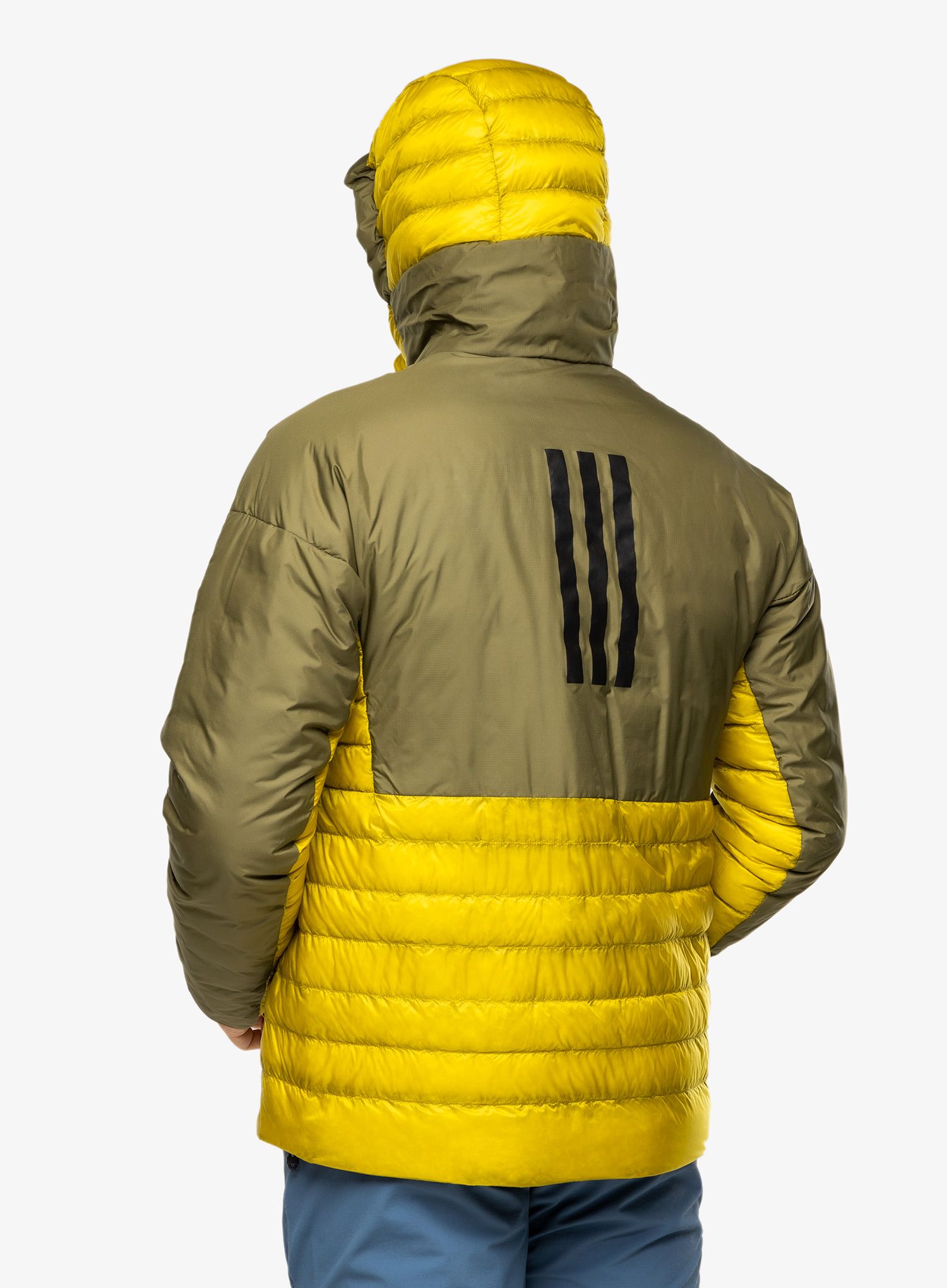 Пухено яке adidas TERREX Down Hoody - pulse olive/focus olive