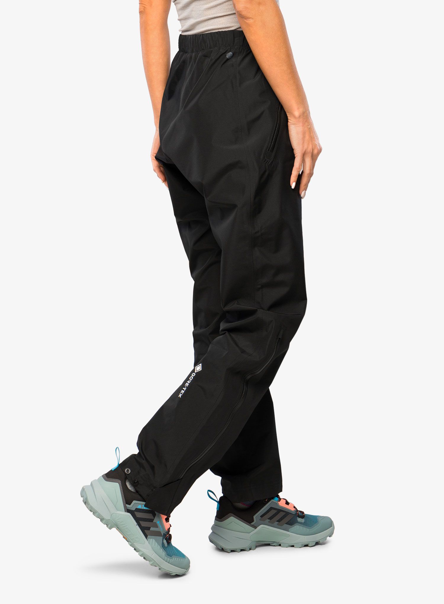 Дамски водоустойчиви панталони adidas TERREX GORE-TEX Paclite Rain Pants - black