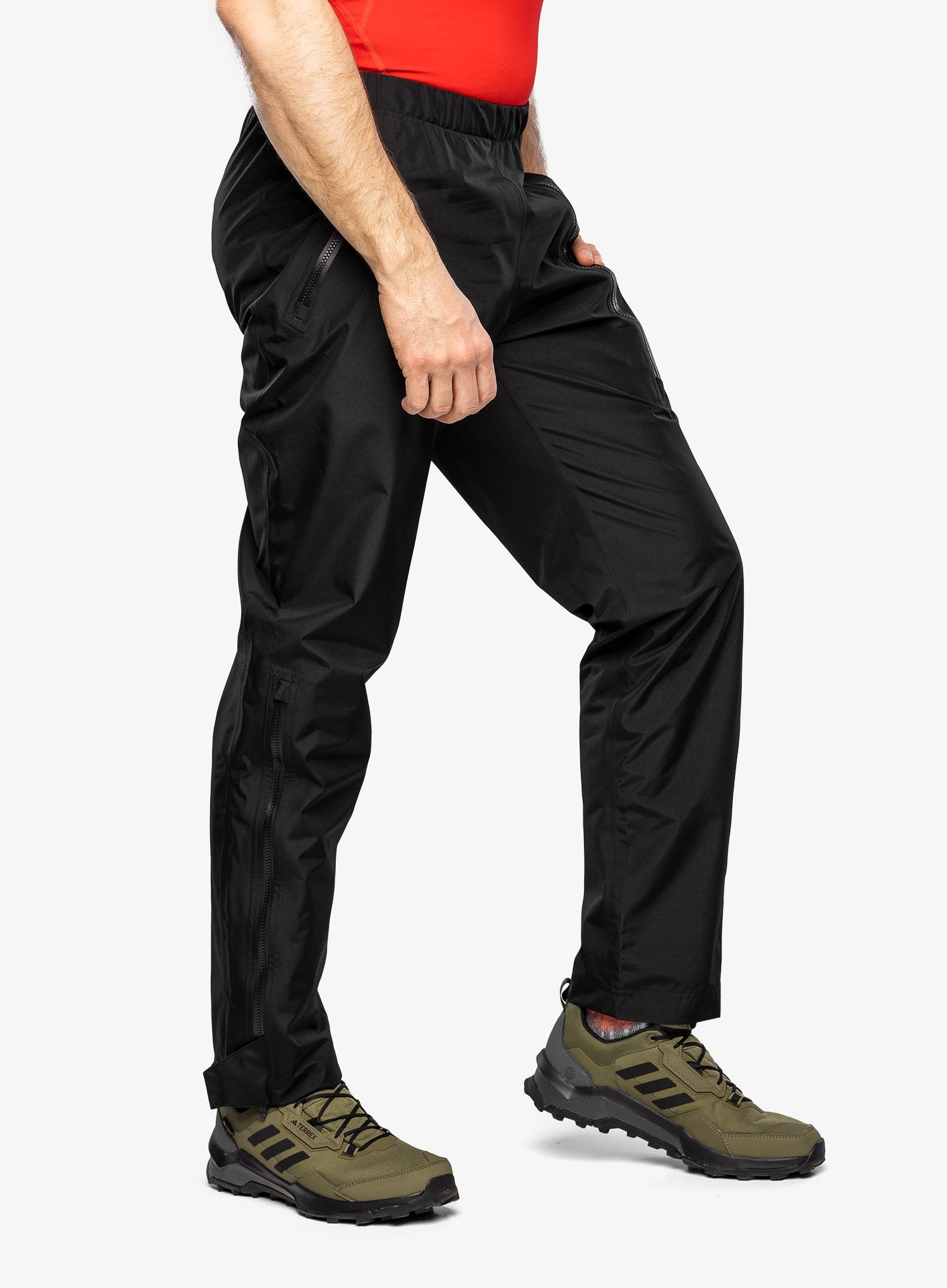 Водоустойчиви панталони adidas TERREX GORE-TEX Paclite Rain Pants - black