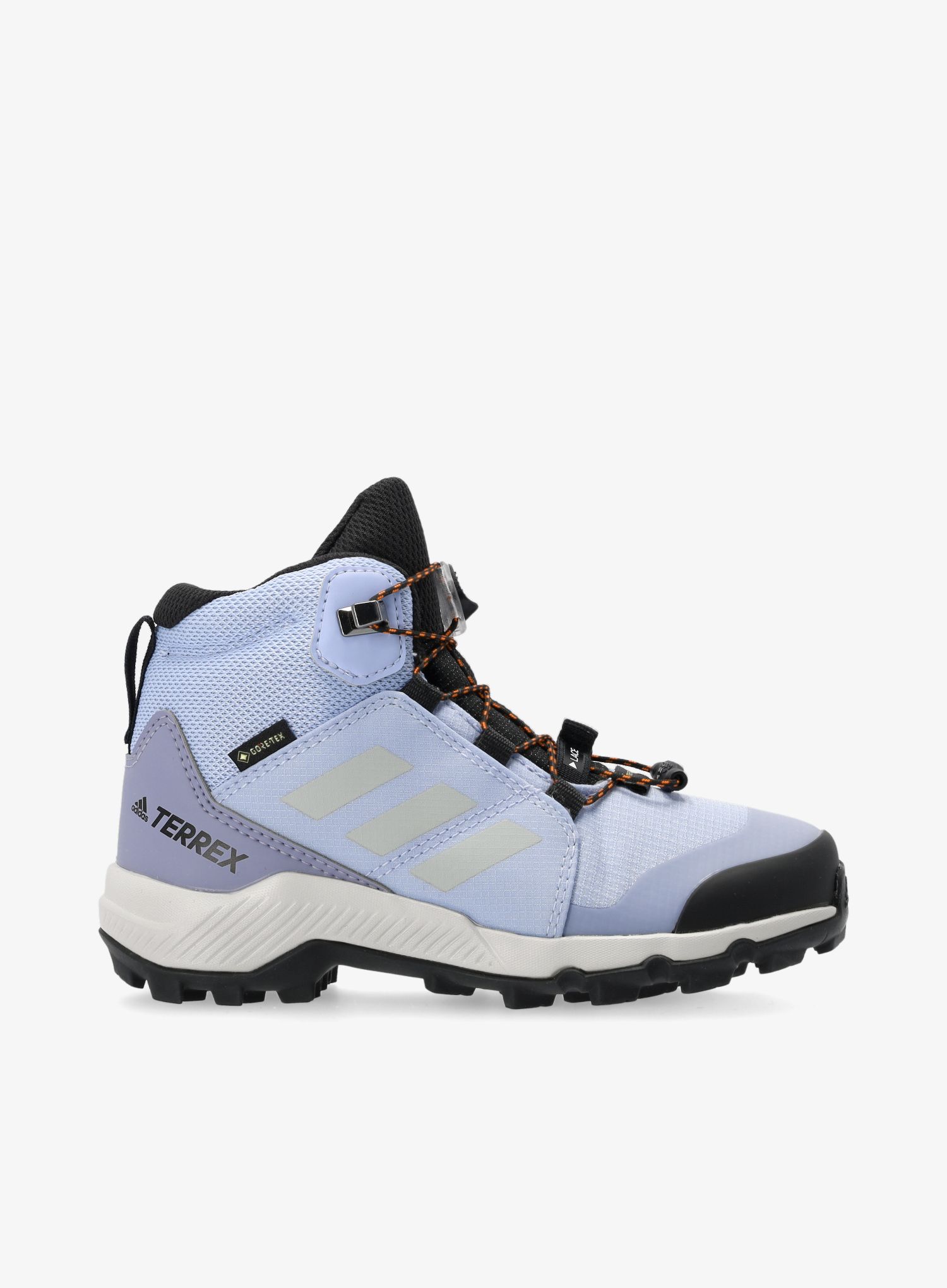 Детски обувки adidas TERREX Mid GTX - blue dawn/grey/gold