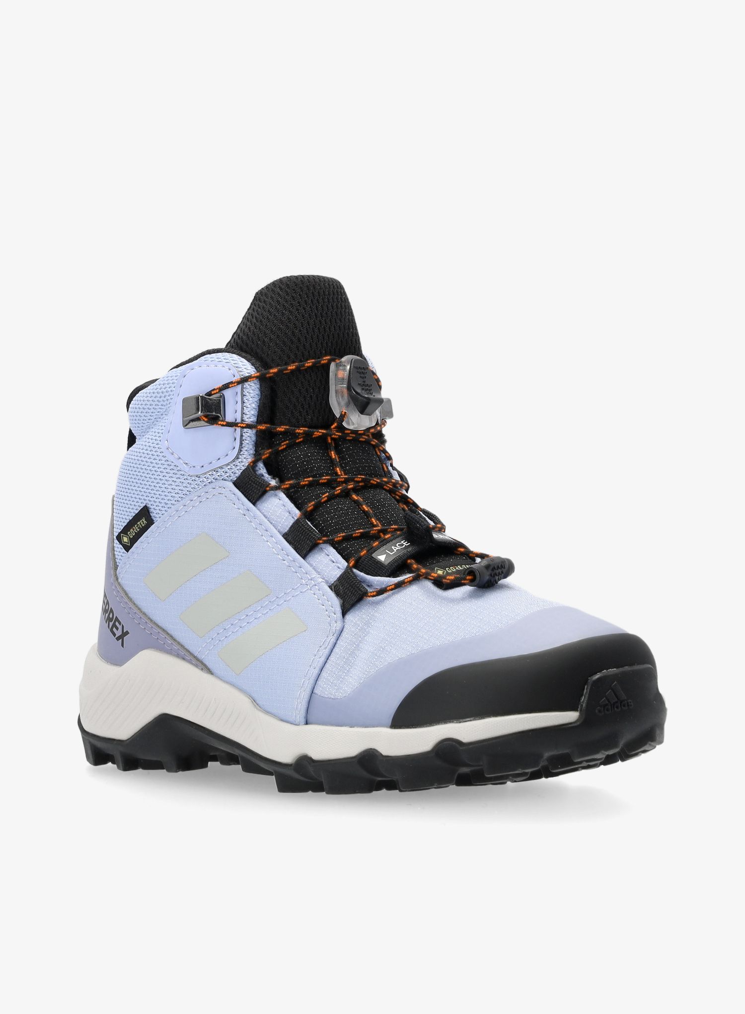 Детски обувки adidas TERREX Mid GTX - blue dawn/grey/gold