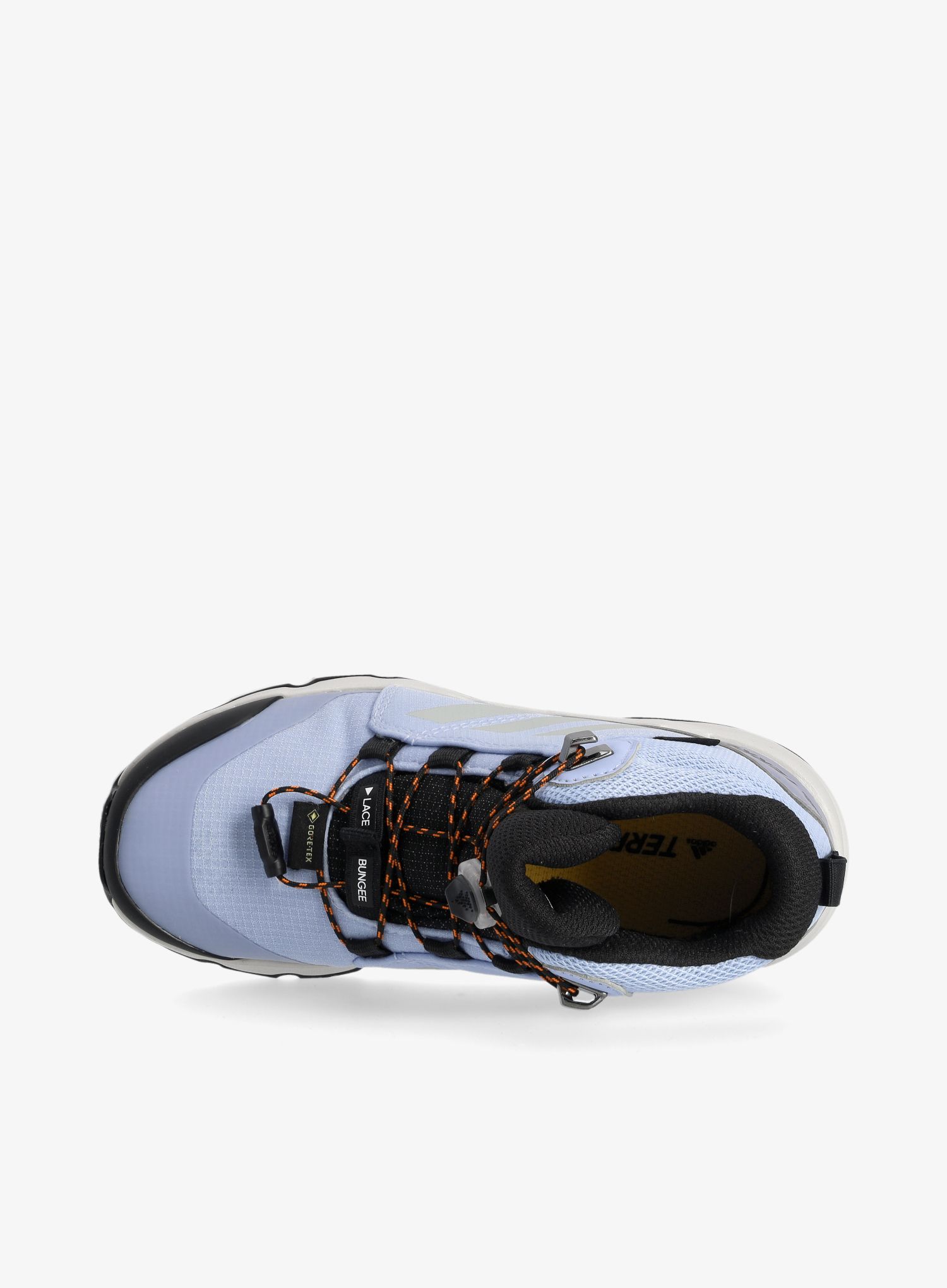 Детски обувки adidas TERREX Mid GTX - blue dawn/grey/gold