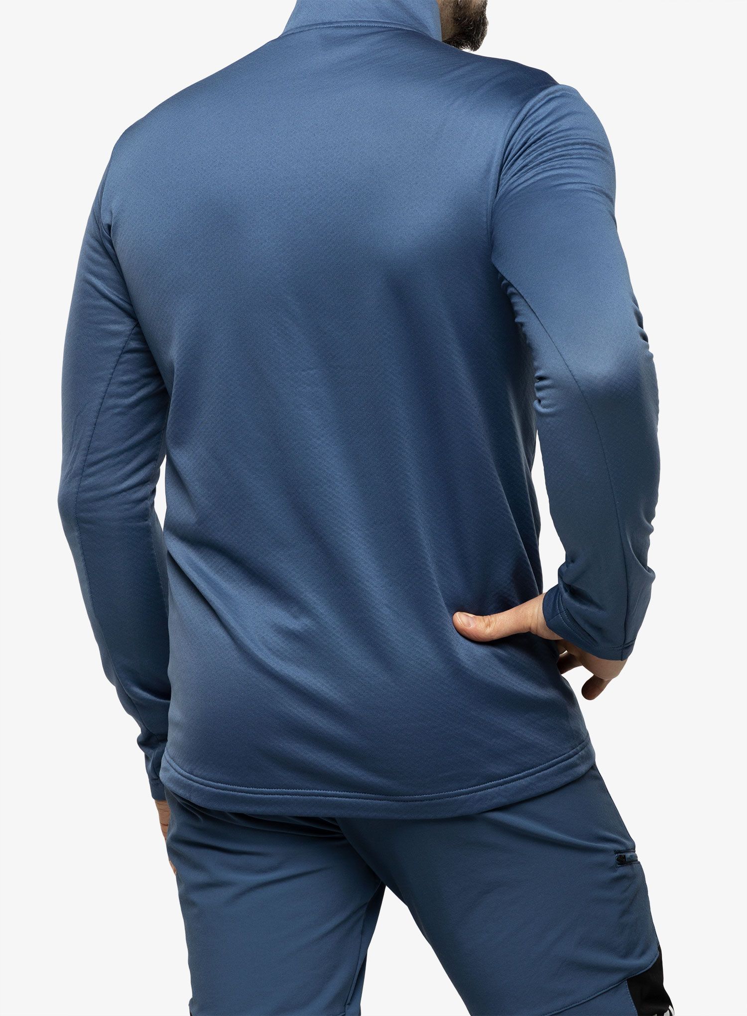 Суичър без качулка adidas TERREX Multi 1/2 Zip Fleece - wonder steel
