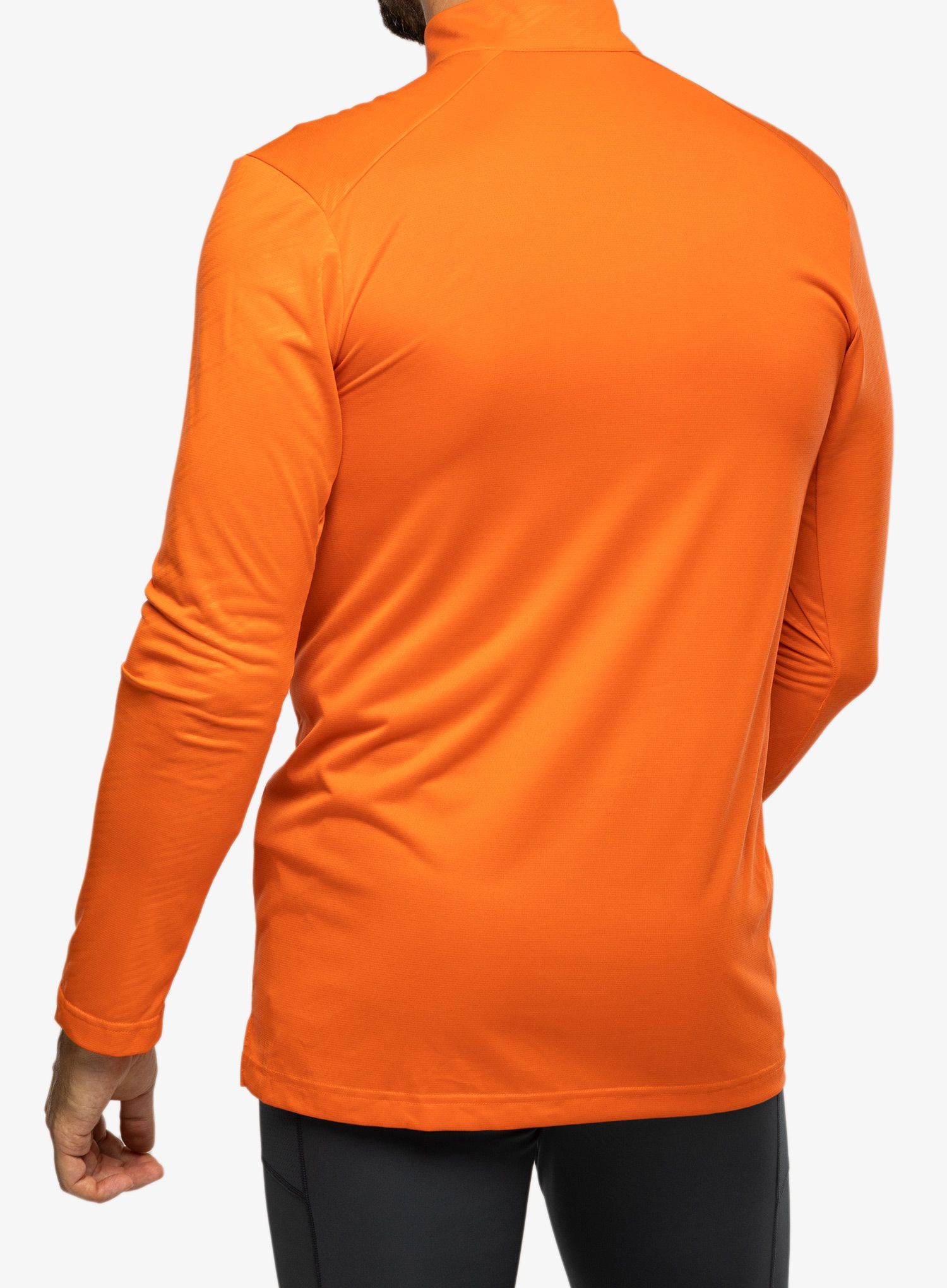 Суичър без качулка adidas TERREX Multi Half-Zip LS Tee - semi impact orange