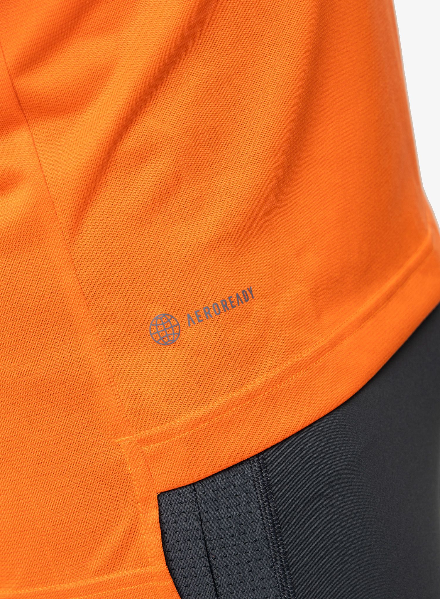 Суичър без качулка adidas TERREX Multi Half-Zip LS Tee - semi impact orange