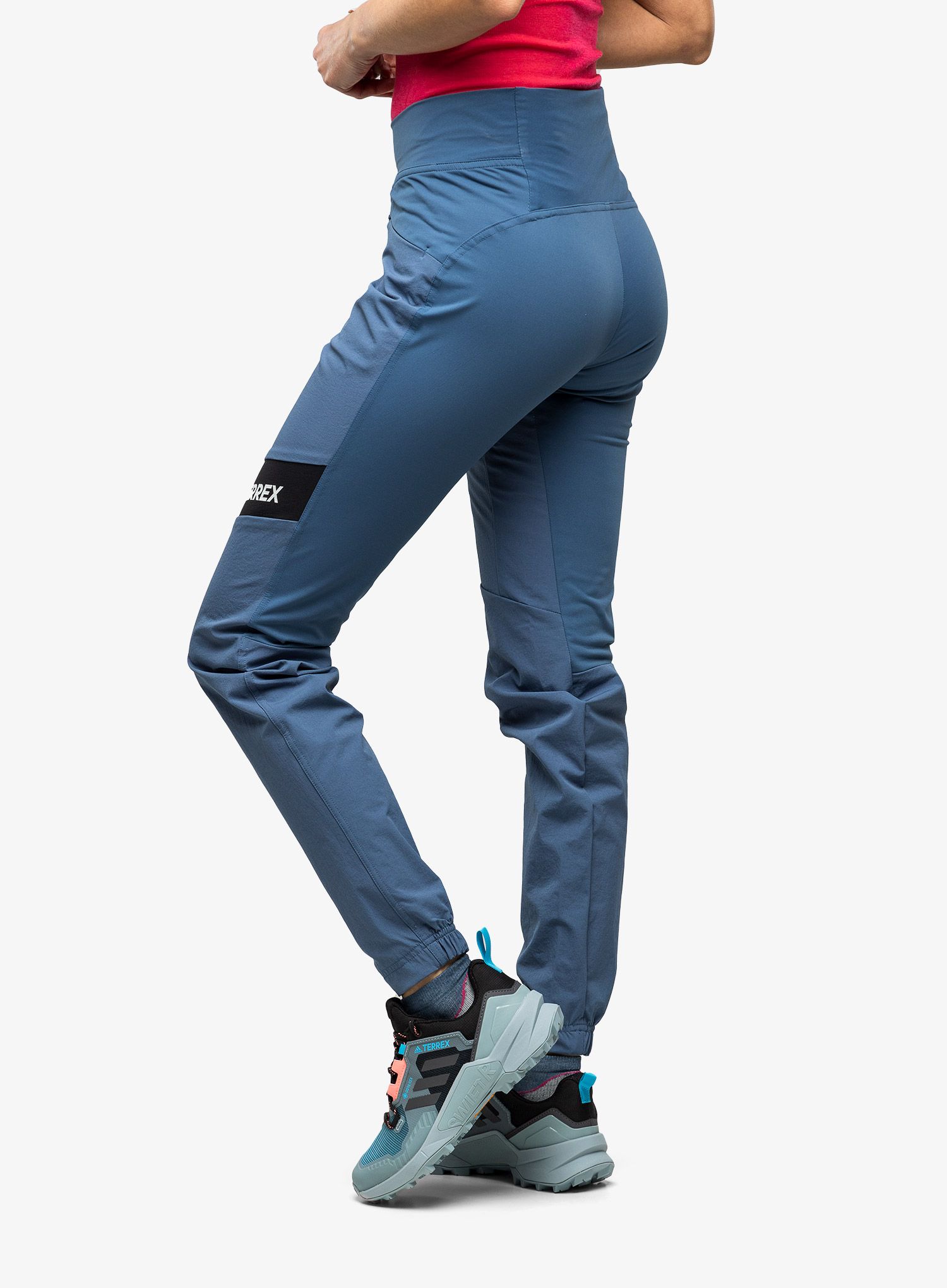 Дамски туристически панталони adidas TERREX Techrock Alpine Climbing Pants - wonder steel