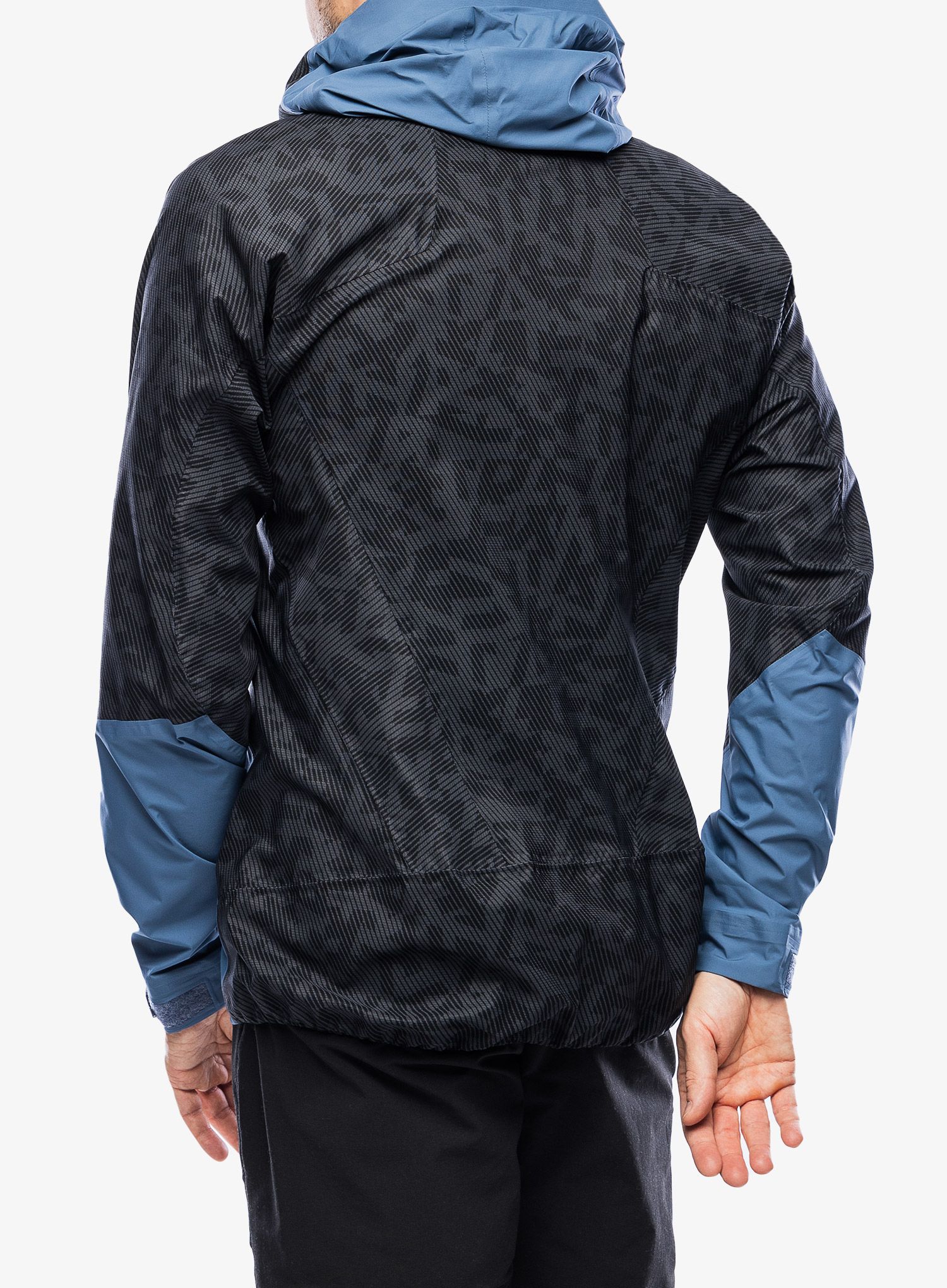 Яке с мембрана adidas TERREX Techrock Primeknit RAIN.RDY Anorak - black/wonder steel
