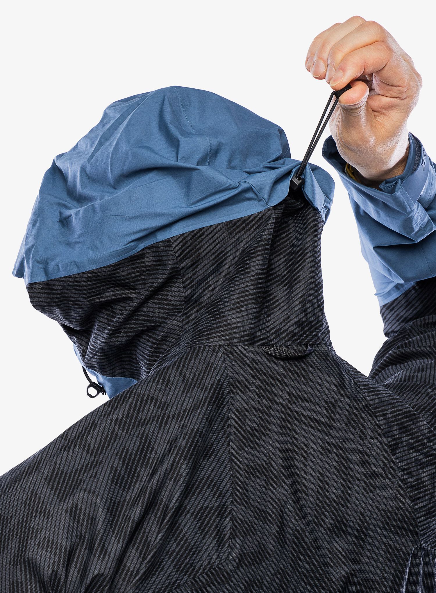 Яке с мембрана adidas TERREX Techrock Primeknit RAIN.RDY Anorak - black/wonder steel