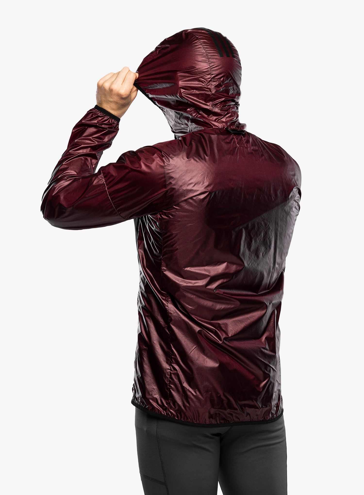Яке adidas TERREX Trail Running 3 in 1 Wind Hooded - shadow red