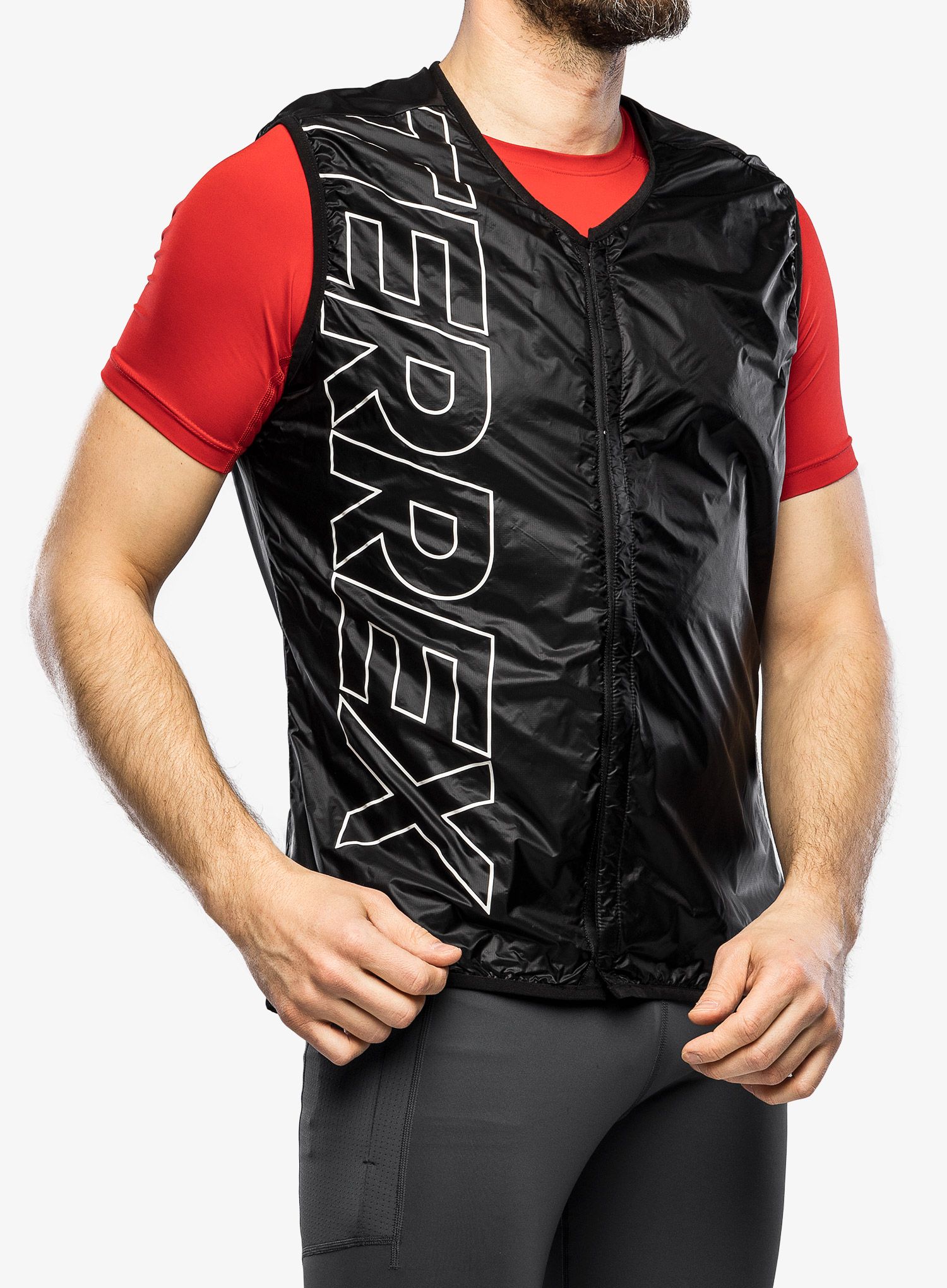 Яке adidas TERREX Trail Running 3 in 1 Wind Hooded - shadow red