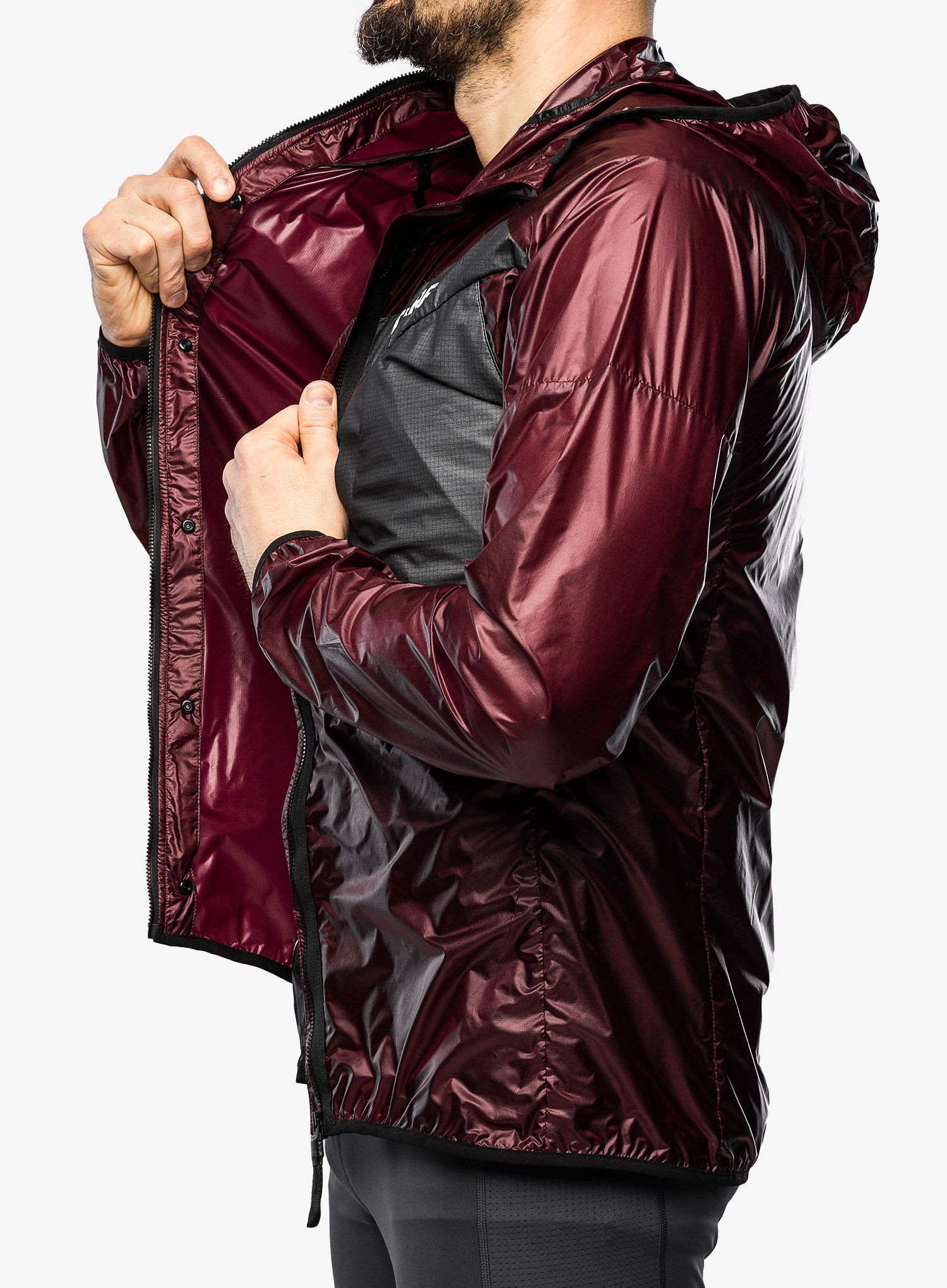 Яке adidas TERREX Trail Running 3 in 1 Wind Hooded - shadow red
