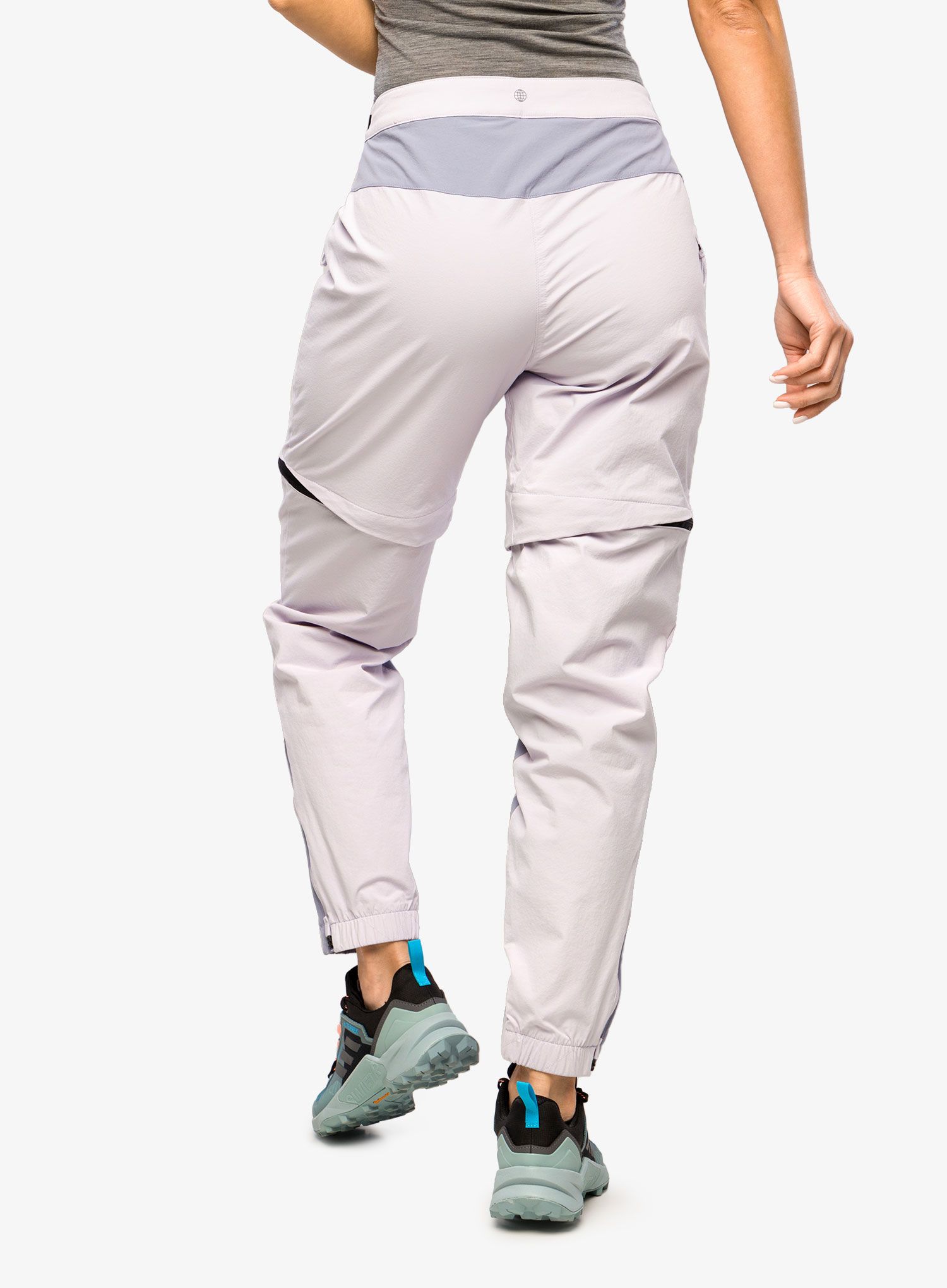 Дамски туристически панталони adidas TERREX Utilitas Zip Off Pants - silver dawn