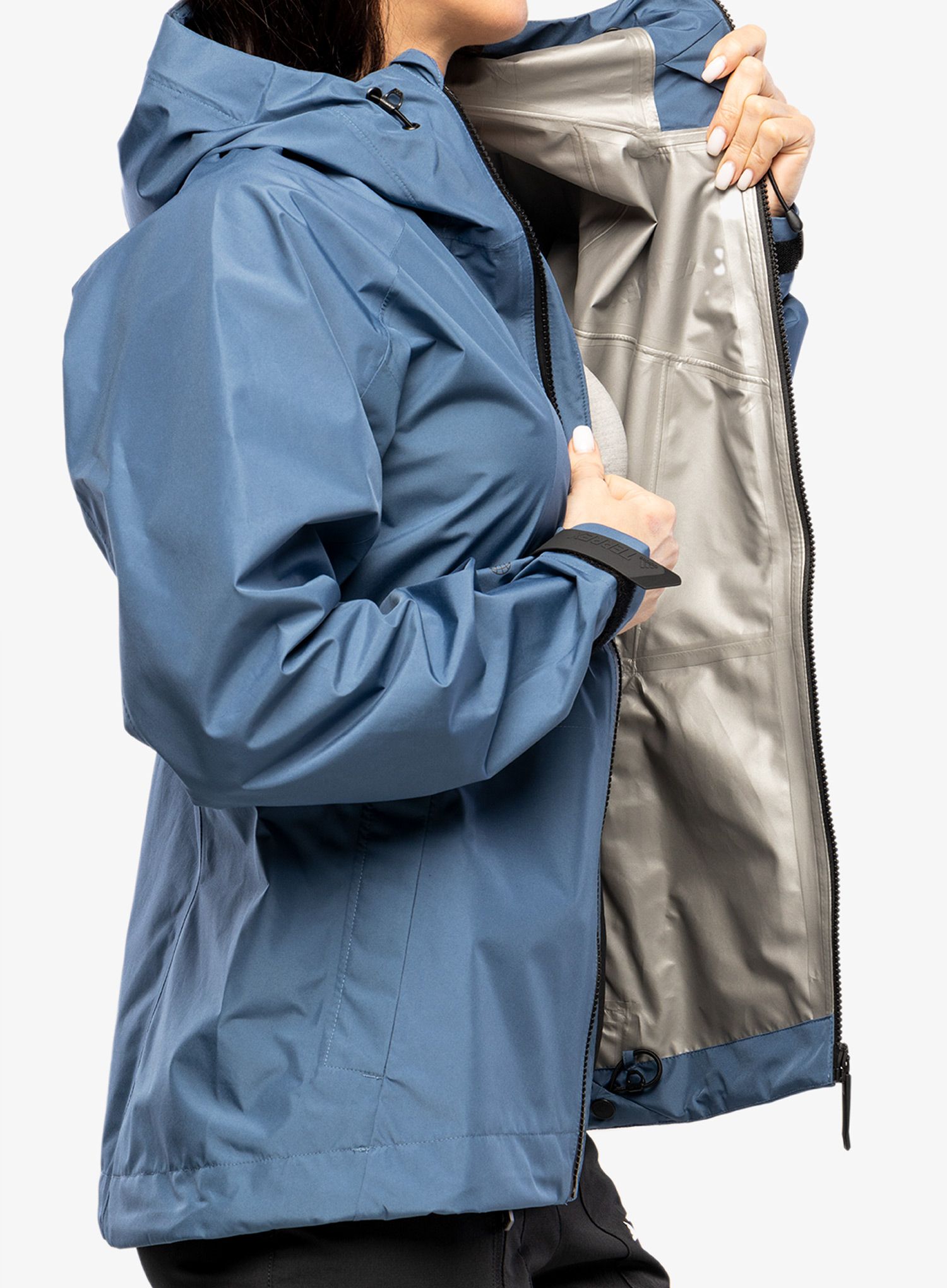 Дамско водоустойчиво яке adidas TERREX Xperior GORE-TEX Paclite Rain Jacket - wonder steel