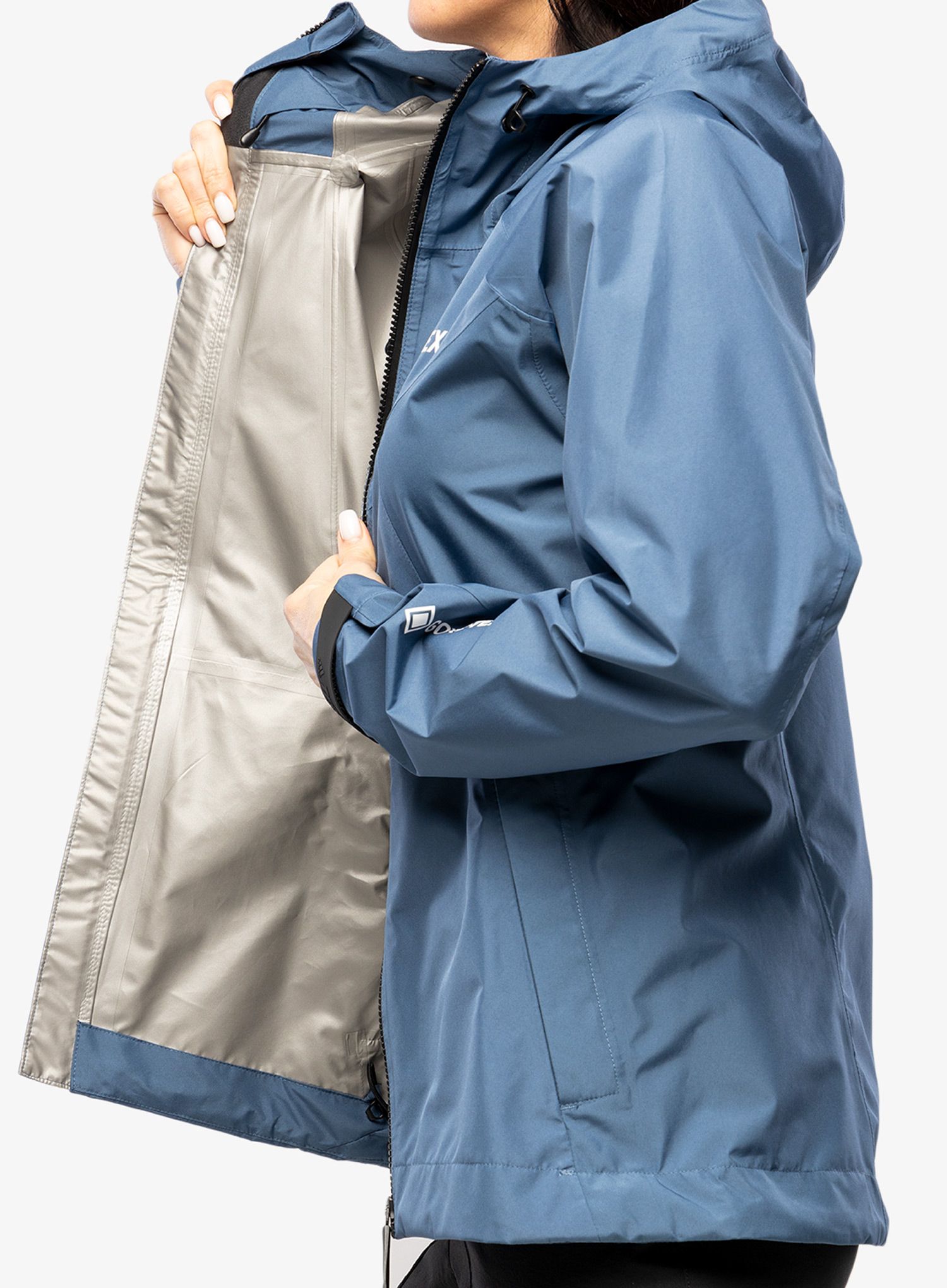 Дамско водоустойчиво яке adidas TERREX Xperior GORE-TEX Paclite Rain Jacket - wonder steel