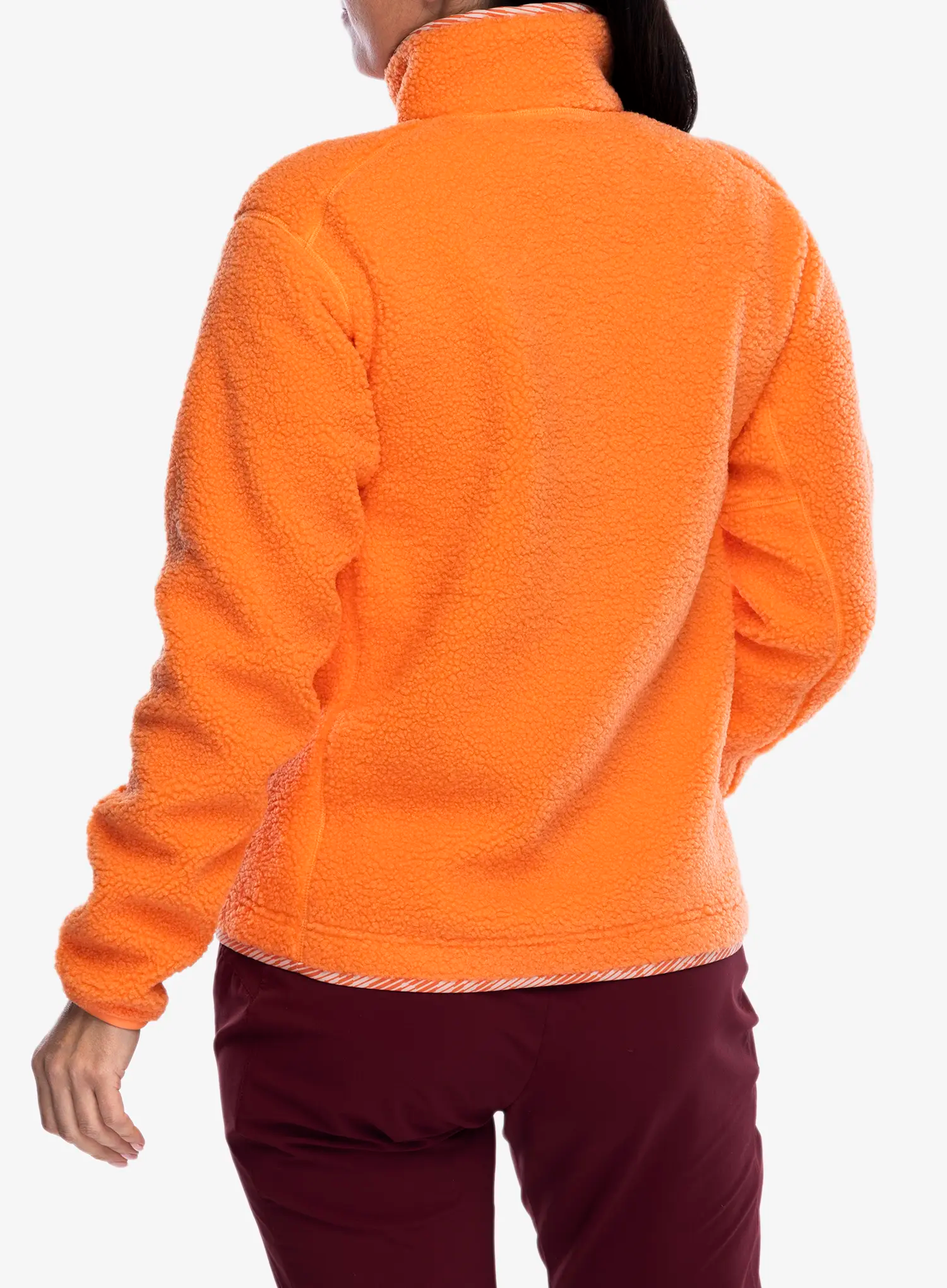 Дамски полар adidas TERREX Xploric High Pile Fleece Pullover - amber tint