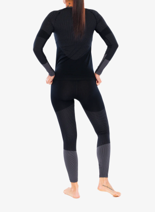 Дамско термо бельо Odlo Fundamentals Performance Warm Set Long - black