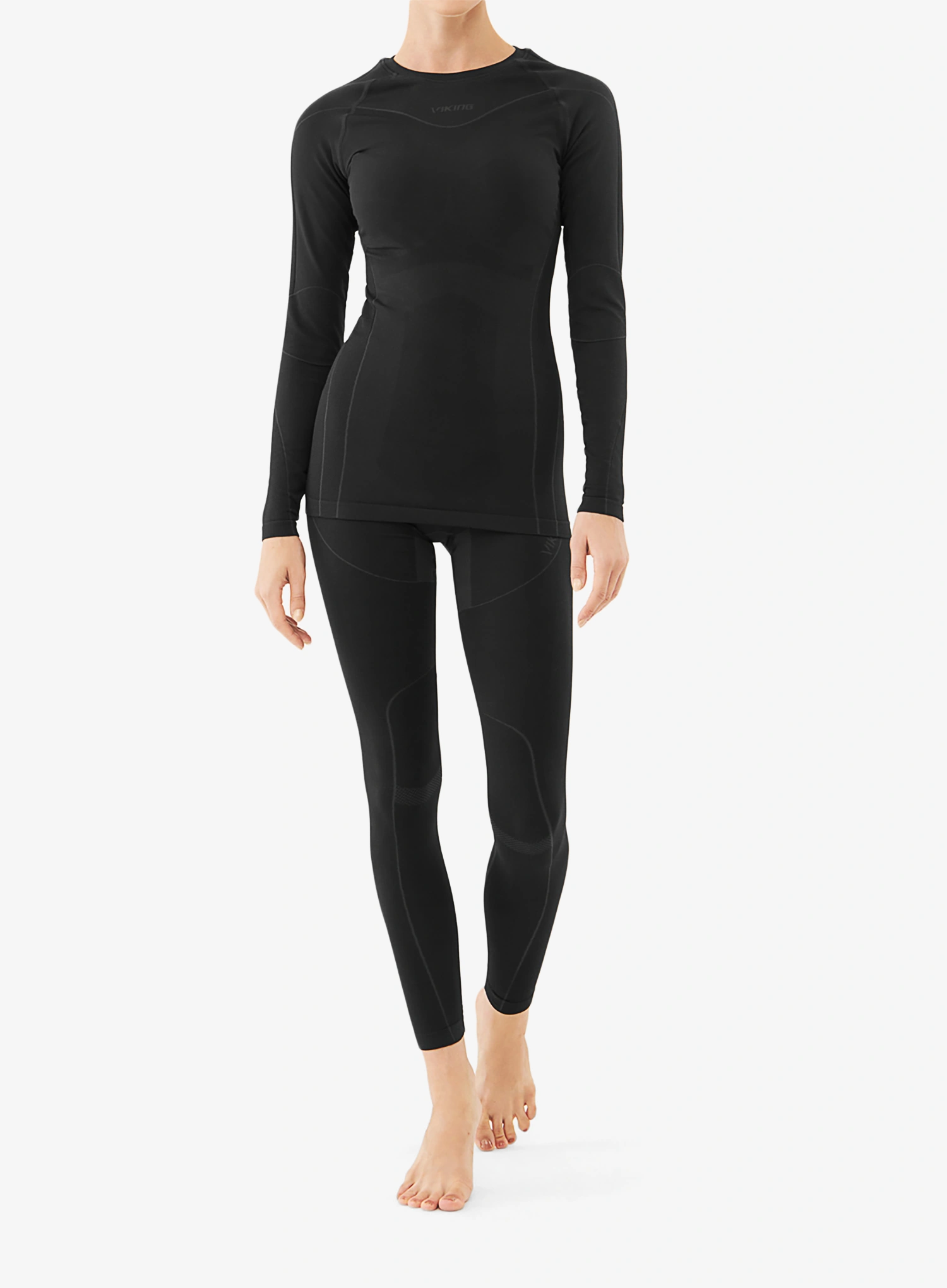 Дамско термо бельо Viking Base Layer Gaja Set - black