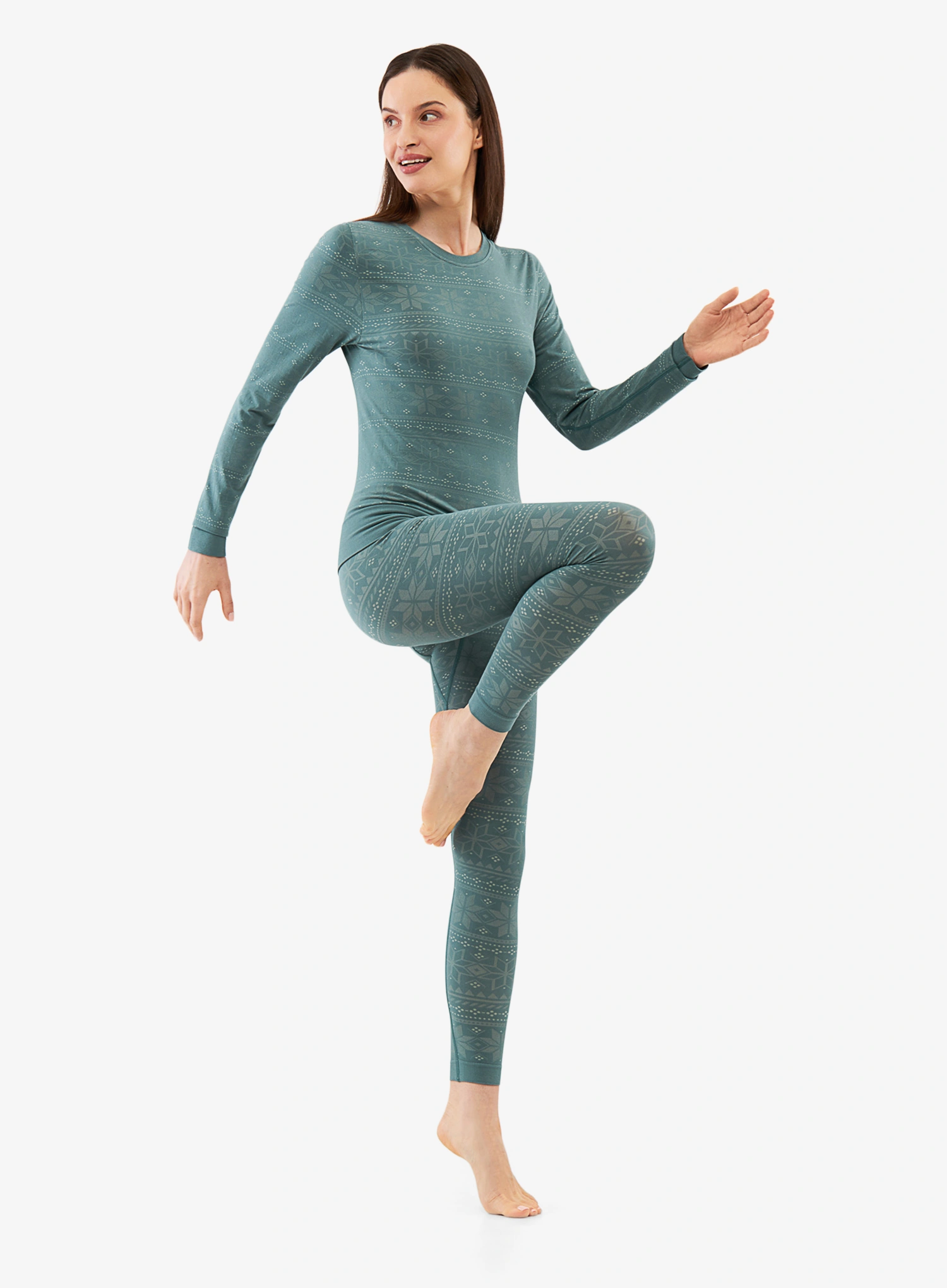 Дамско термо бельо Viking Base Layer Sigrid Set - green