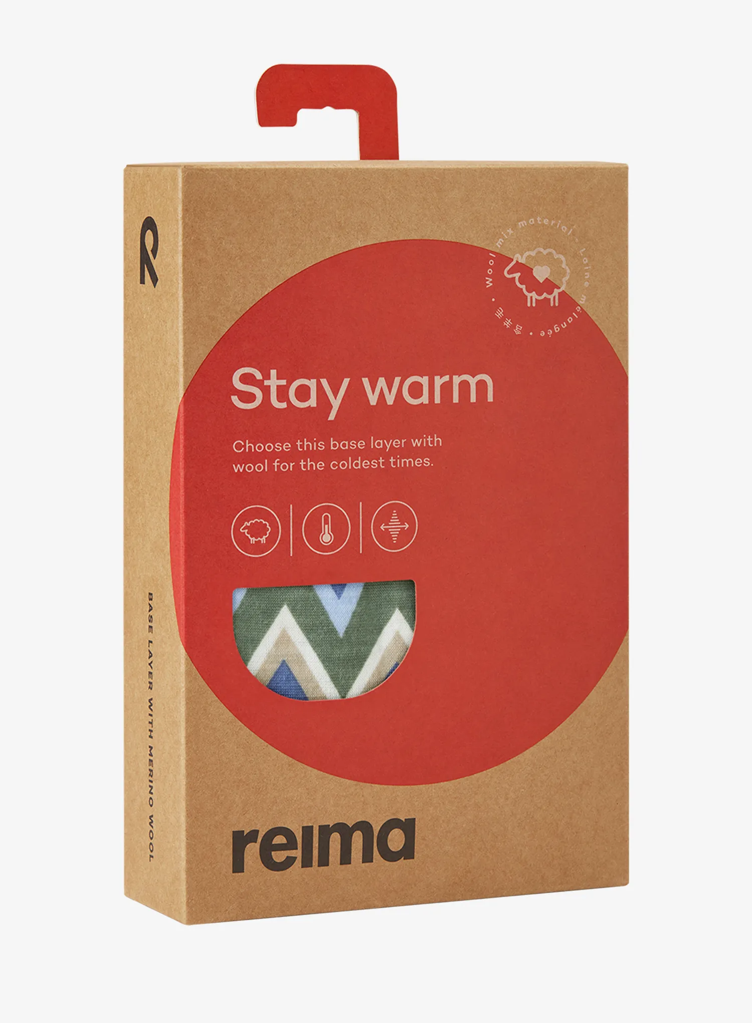 Детско термоактивно бельо Reima Taitoa - green clay
