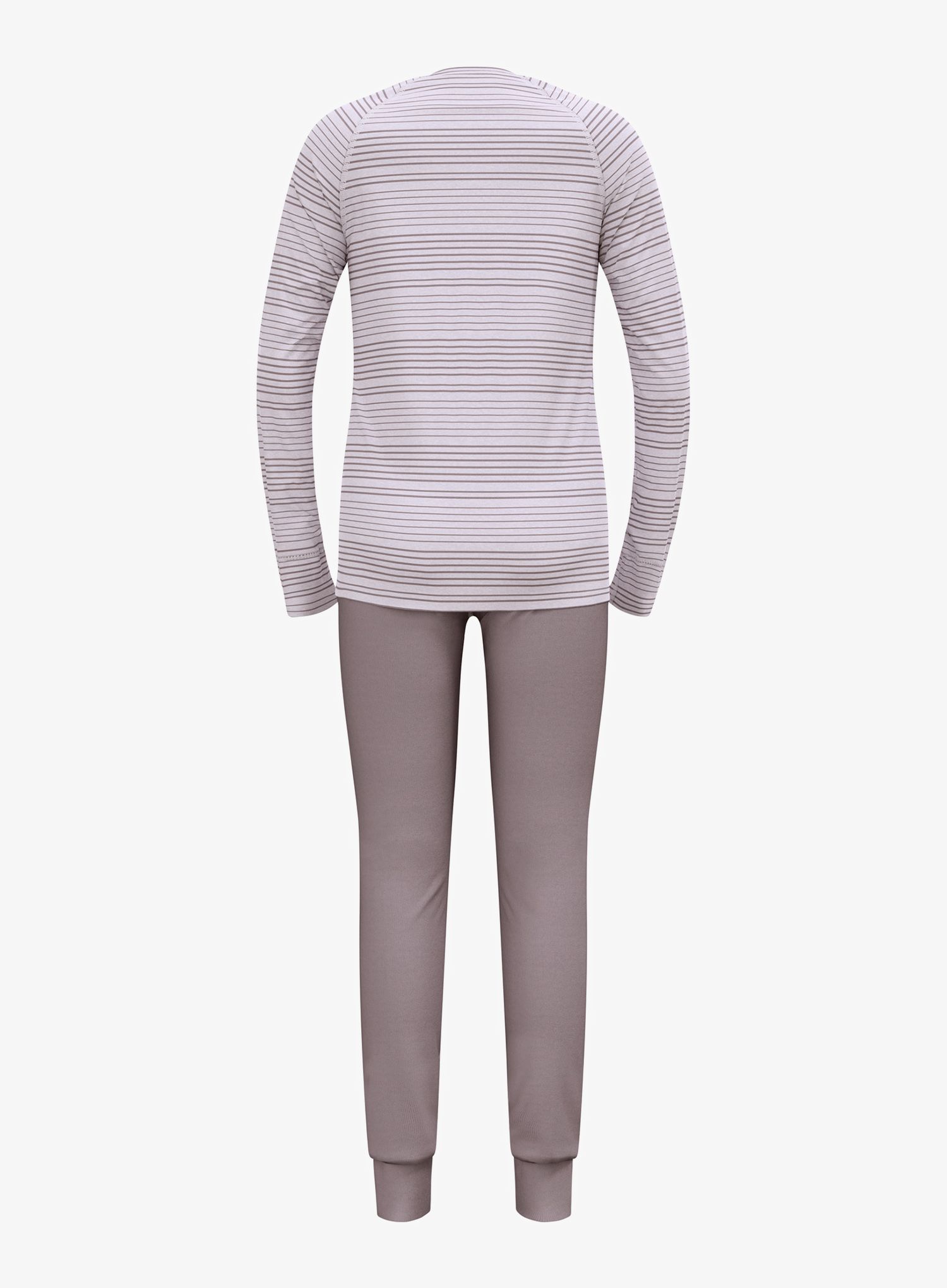 Термоактивно бельо за момиче Odlo Active Warm Eco Set Set Long - misty lilac/gray ridge