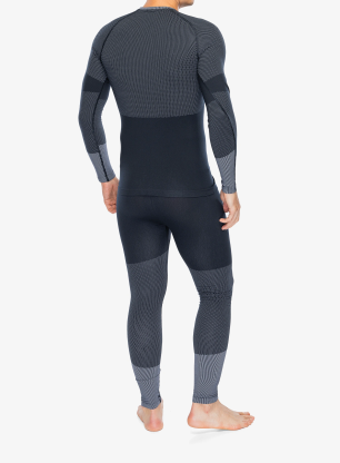 Термоактивно бельо Odlo Fundamentals Performance Warm Set Long - dark sapphire