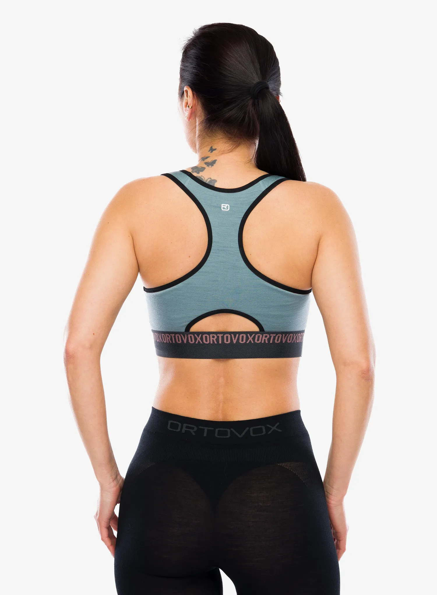 Спортен сутиен Ortovox 185 Rock N Wool Sport Top - icy shore
