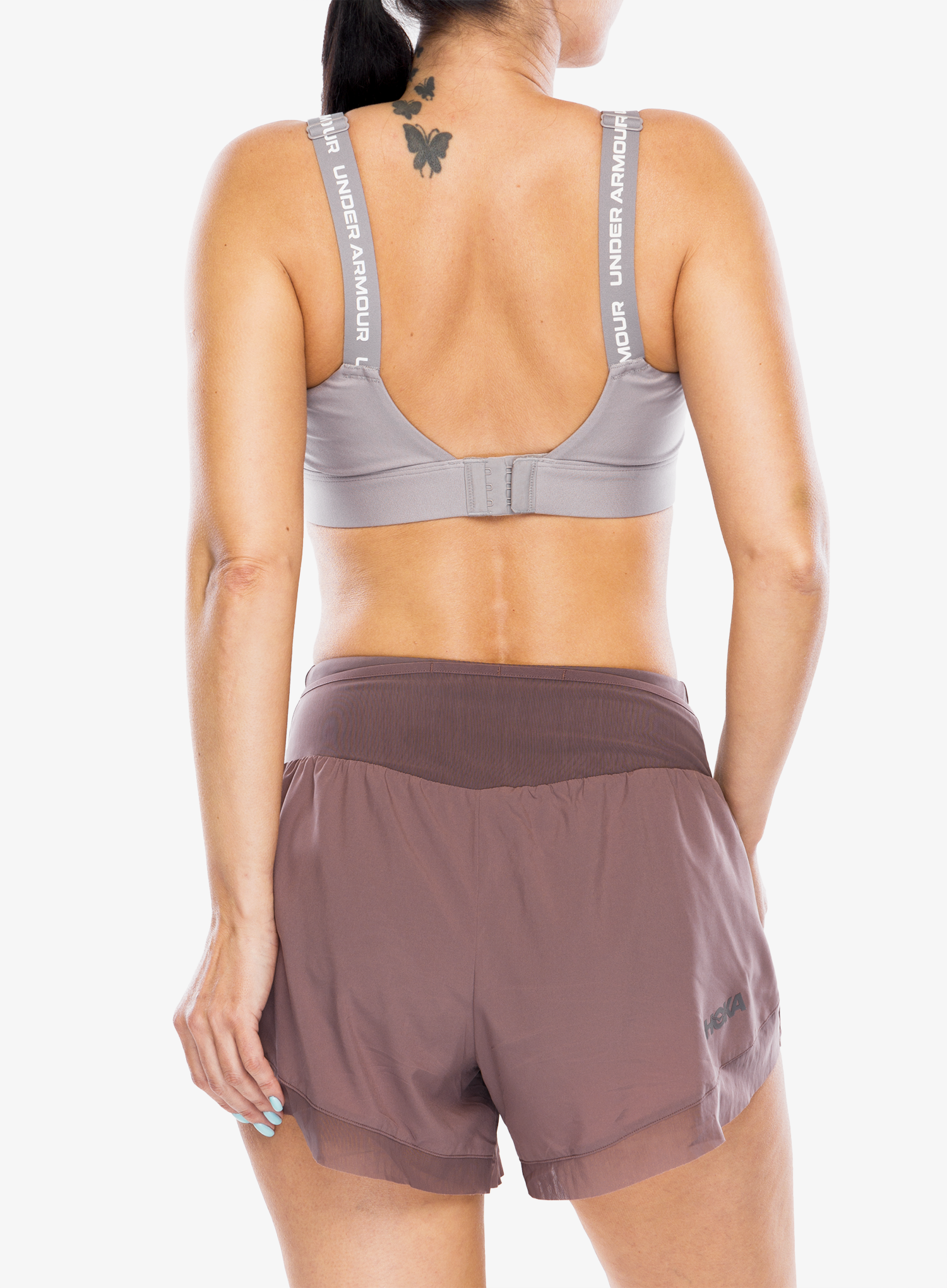 Спортен сутиен Under Armour Infinity 2.0 High Sports Big Cup Bra - tetra gray/white