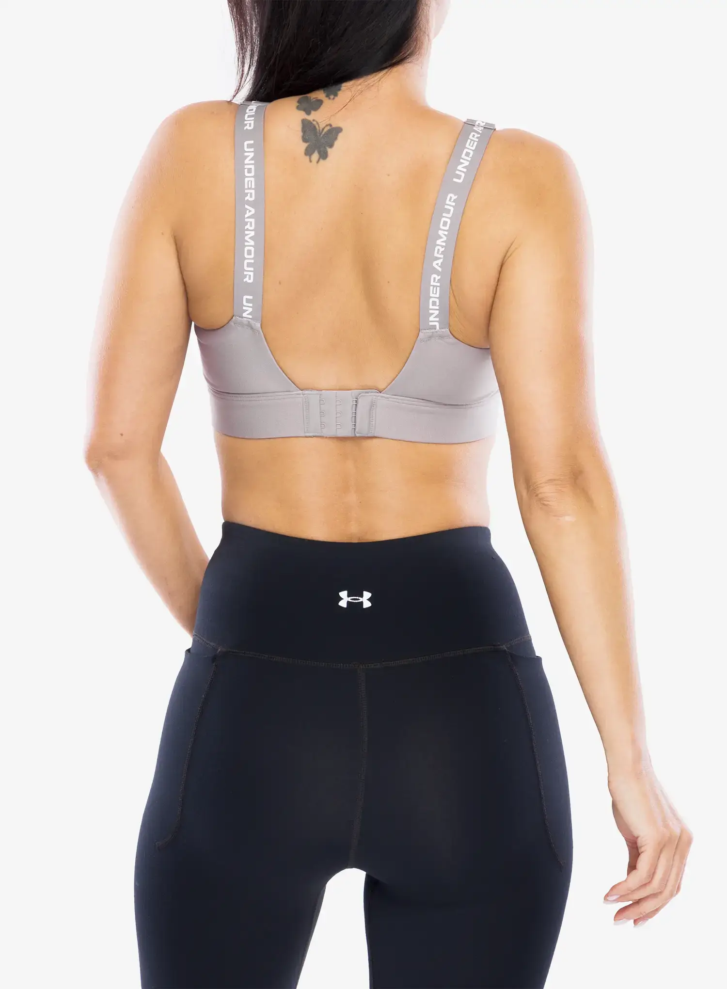 Спортен сутиен Under Armour Infinity 2.0 High Sports Bra - tetra gray/white