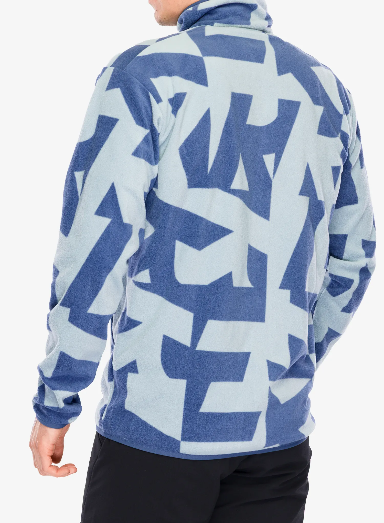 Суичър без качулка adidas TERREX Multi Printed Full-Zip Fleece Jacket - magic grey/wonder steel