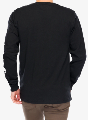 Суичър без качулка Carhartt Sleeve Logo T-Shirt L/S - black