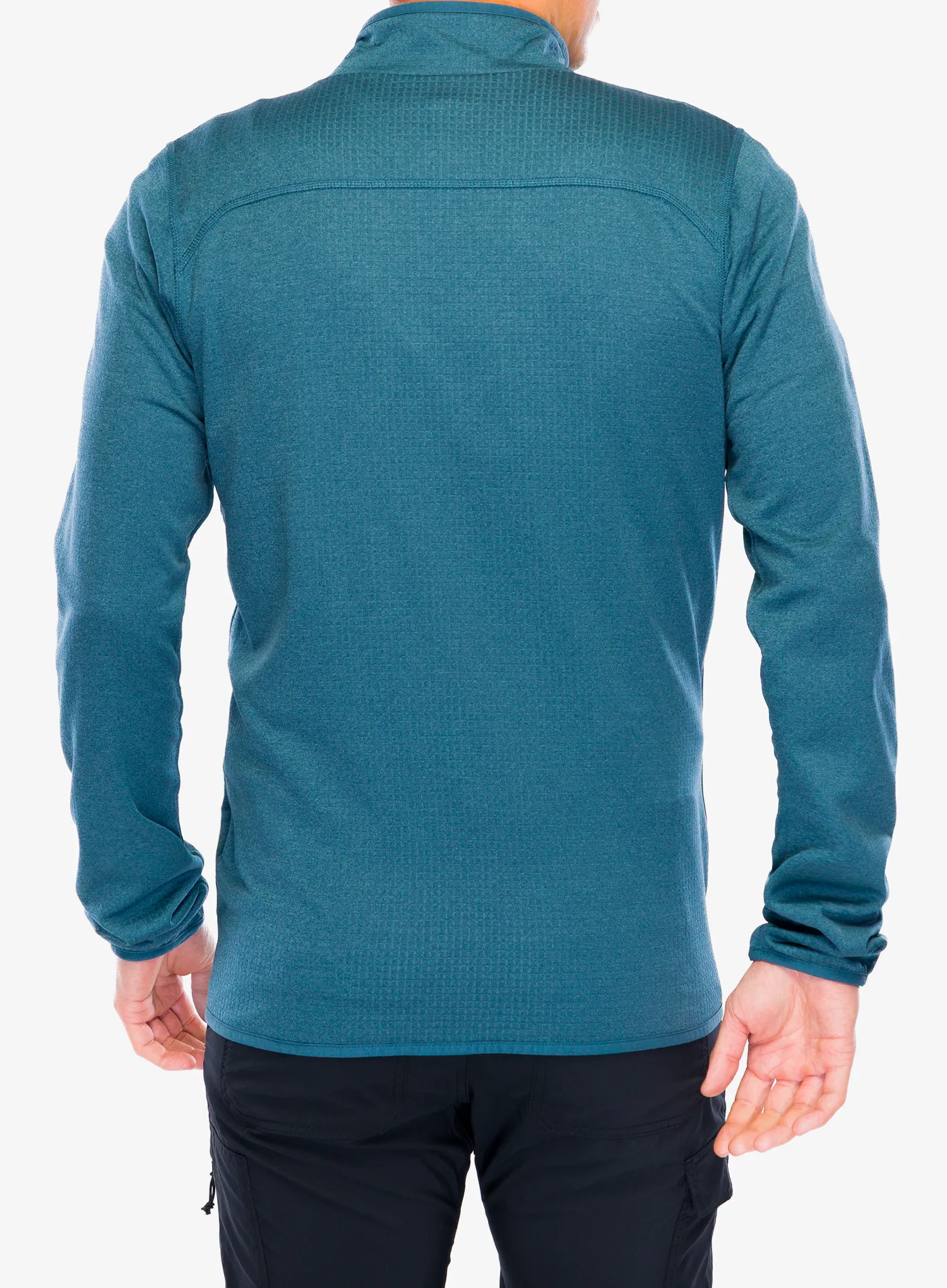Суичър без качулка Columbia Essential Hike Grid Fleece Full Zip - everblue