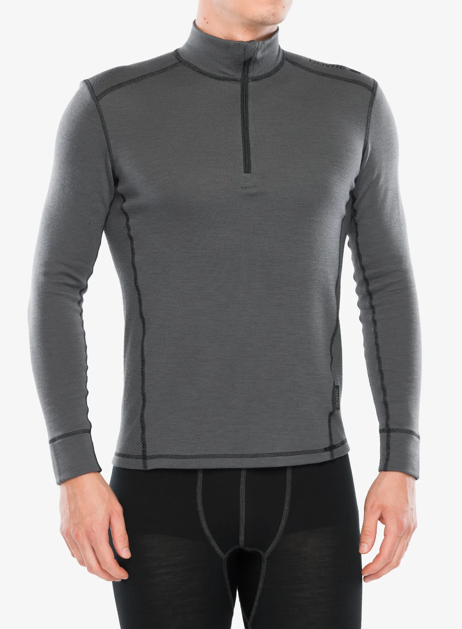 DovreWoolLSShirtWithZip_black5709405027487a.webp