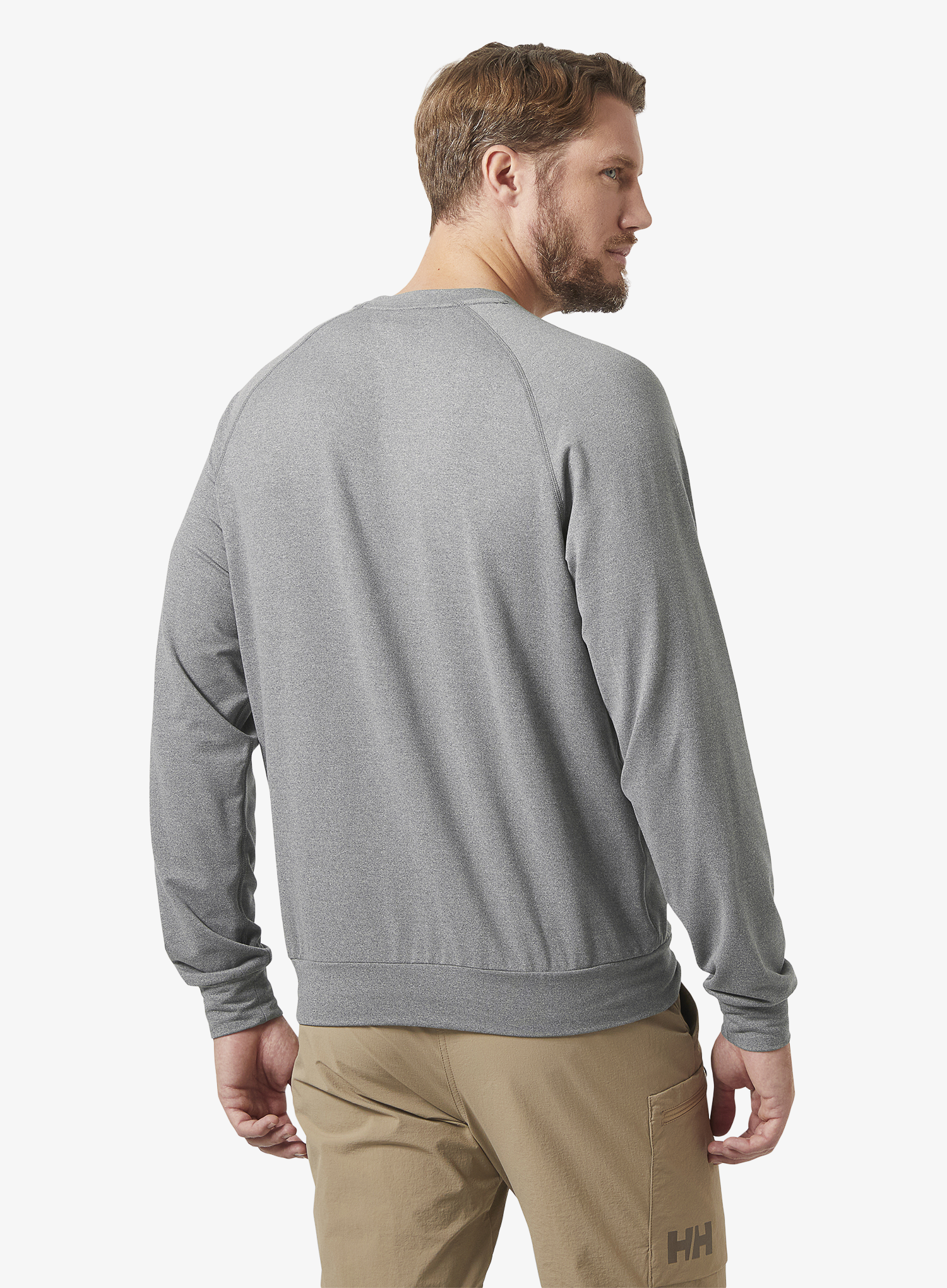 Суичър без качулка Helly Hansen Tyri Knit Crew Neck - ebony melange