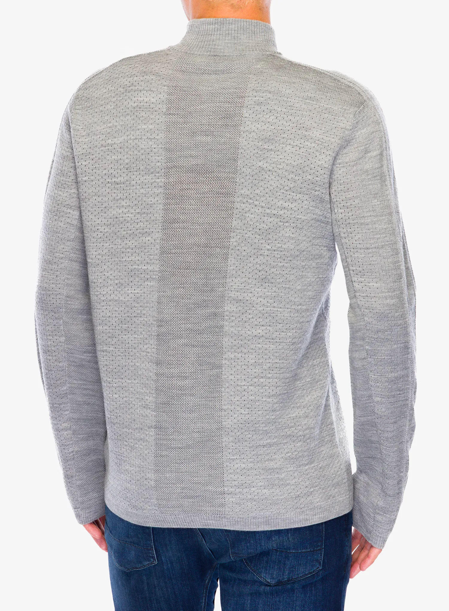 Суичър без качулка Icebreaker Anniversary Original LS Half Zip - metro hthr